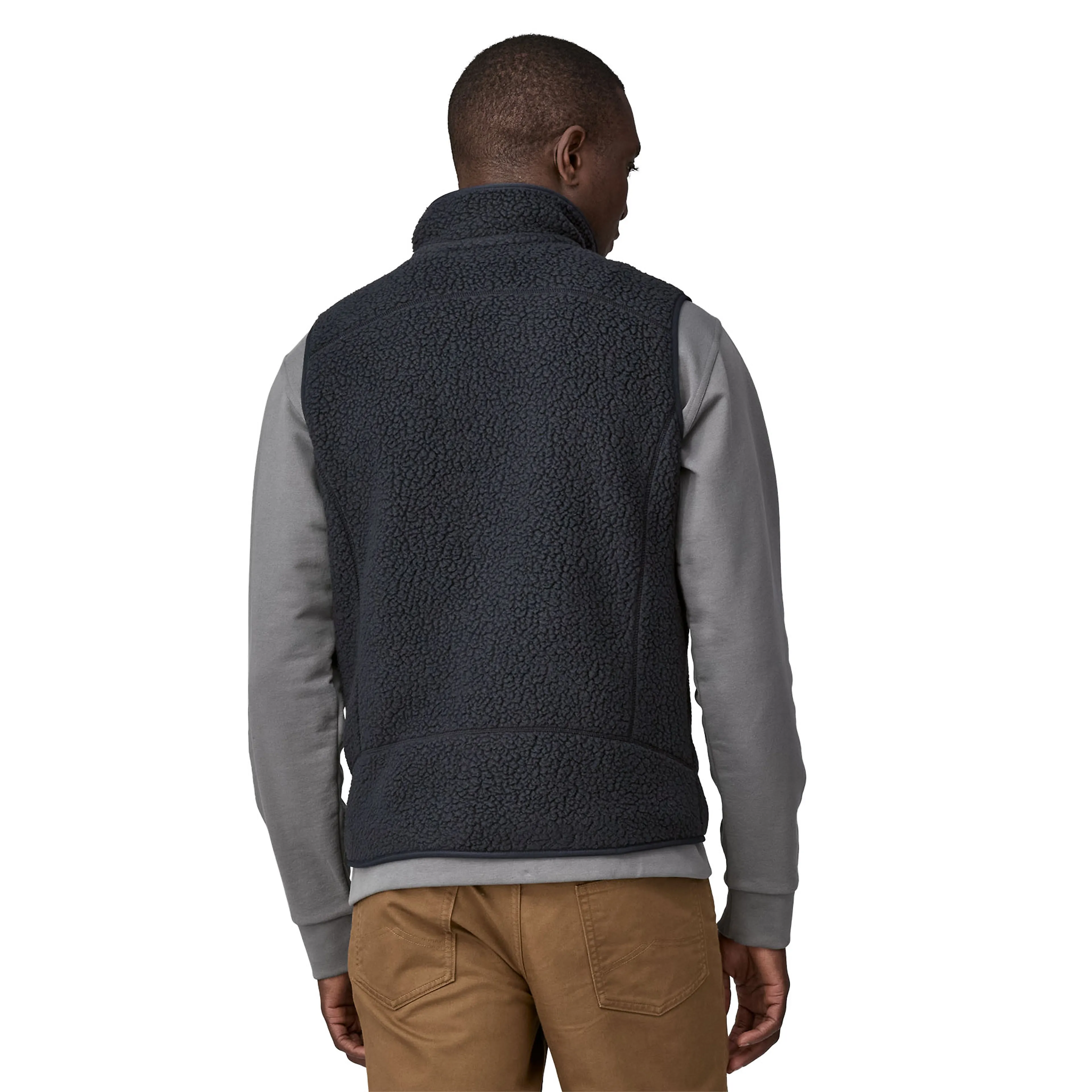 Retro Fleece Vest Herre
