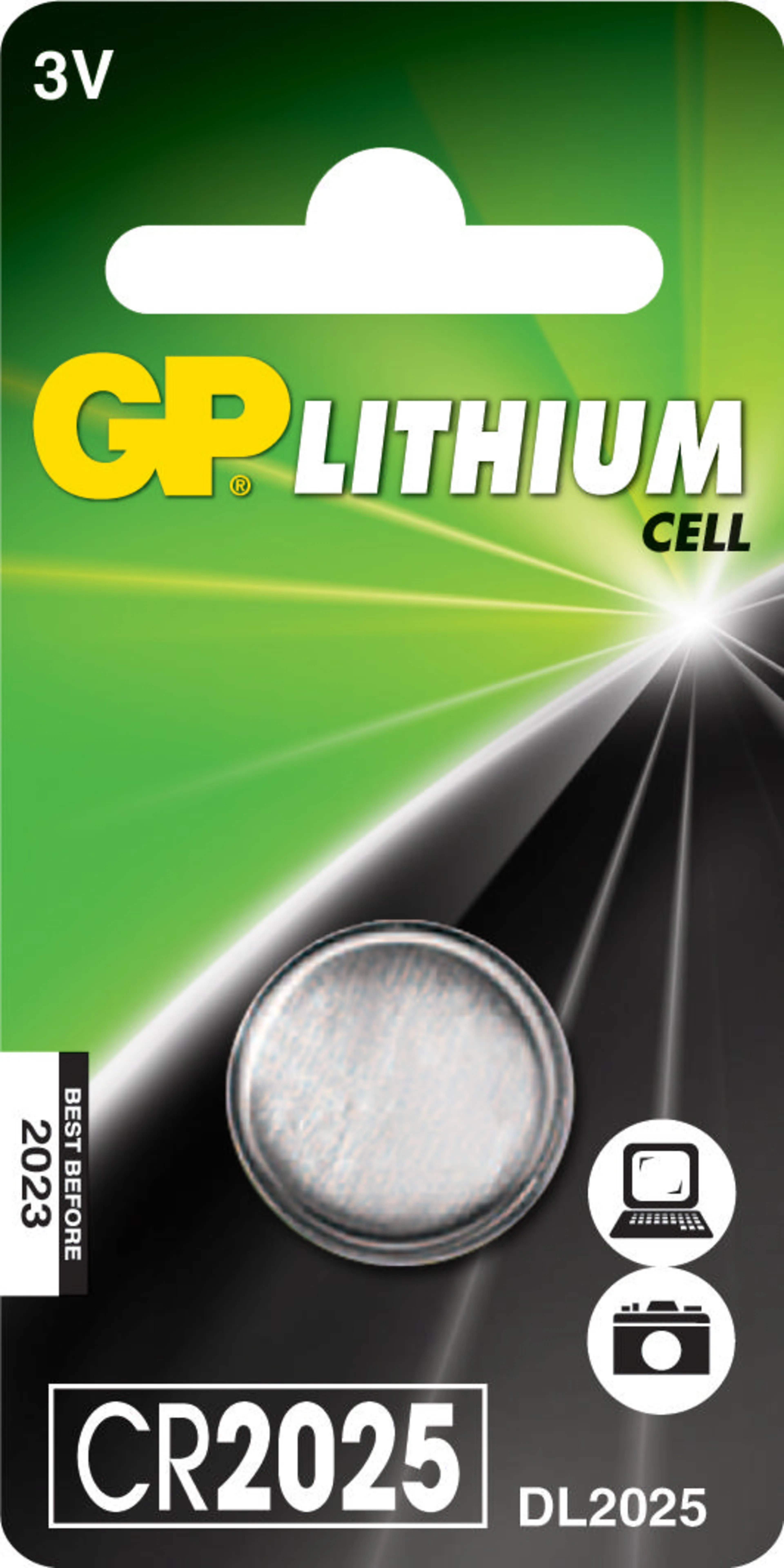 Batteri CR2025 Litium 3V