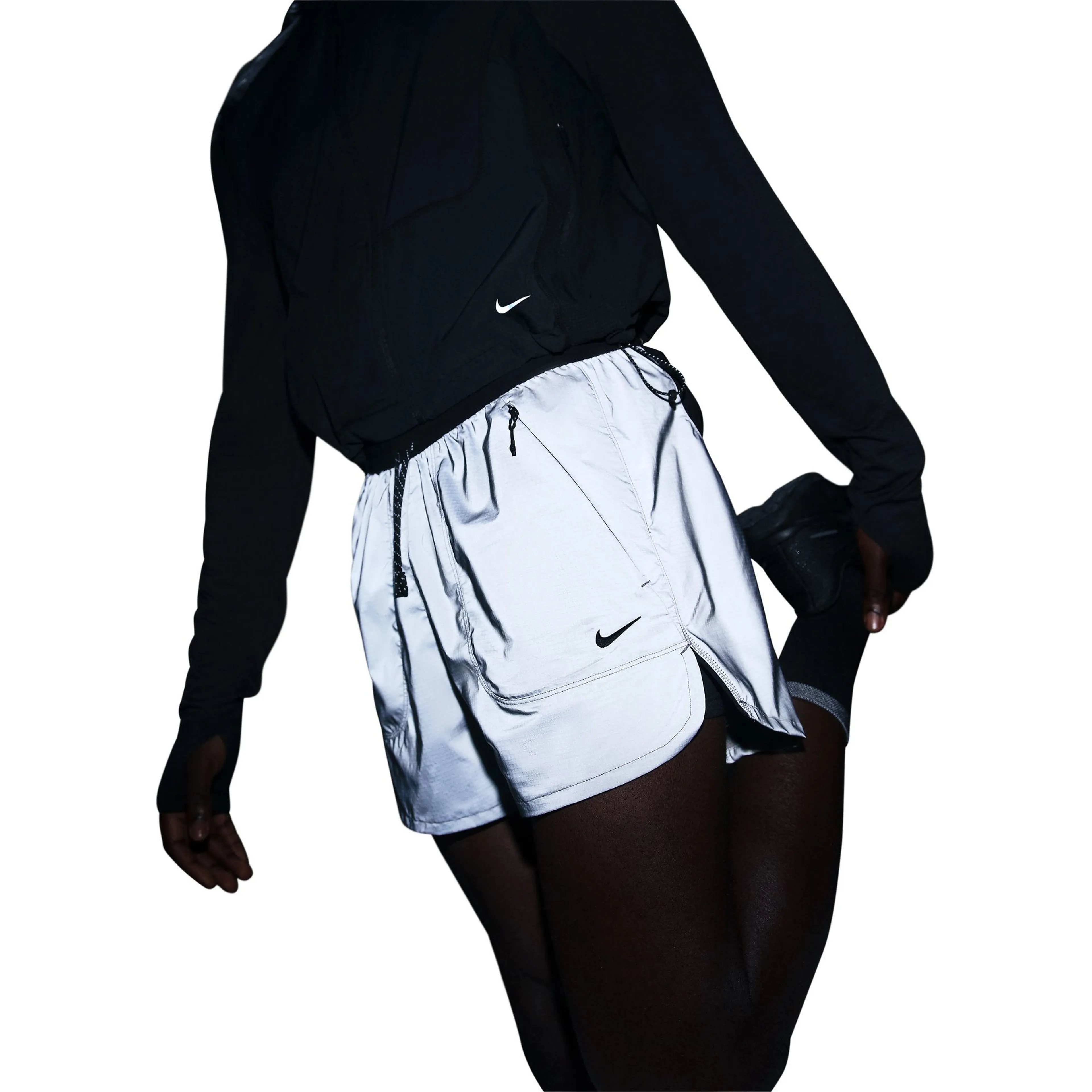 Men's 4" 2-in-1 Reflective Running Shorts