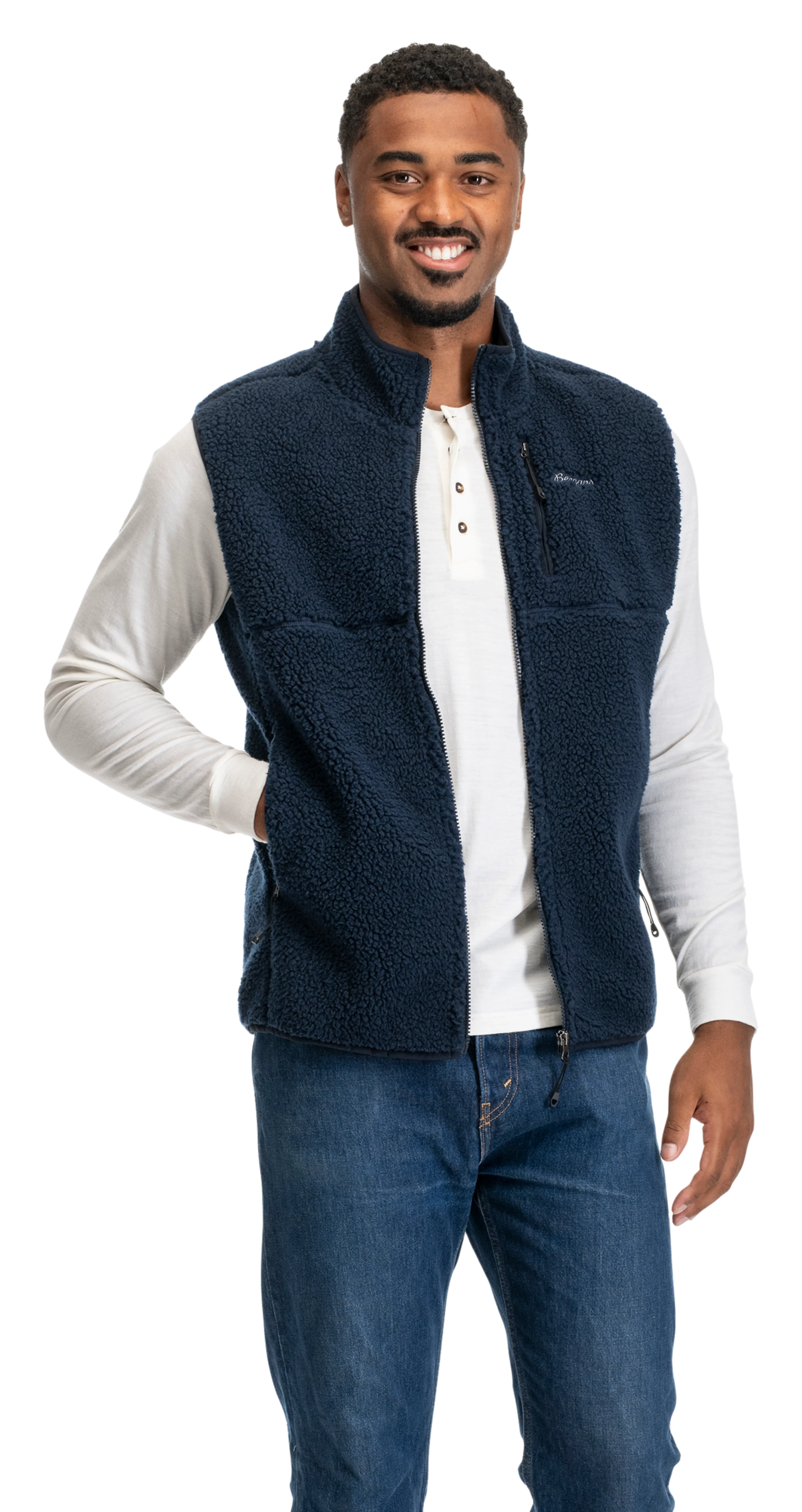 Lunnan Pile Fleece Vest Men