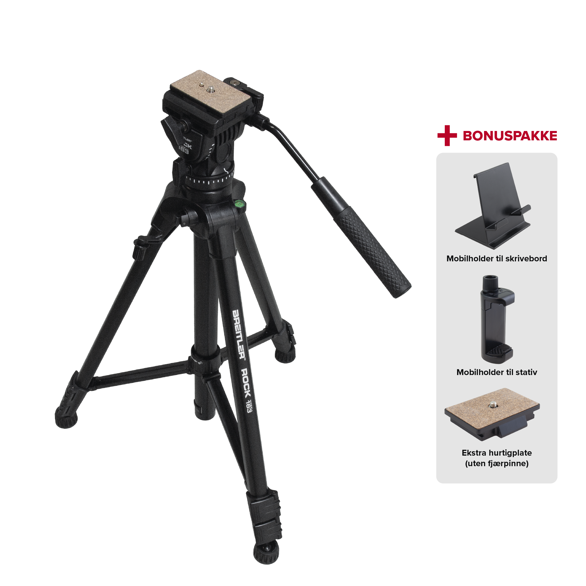 BREITLER ROCK 163 STATIV ALUMINIUM TRIPOD
