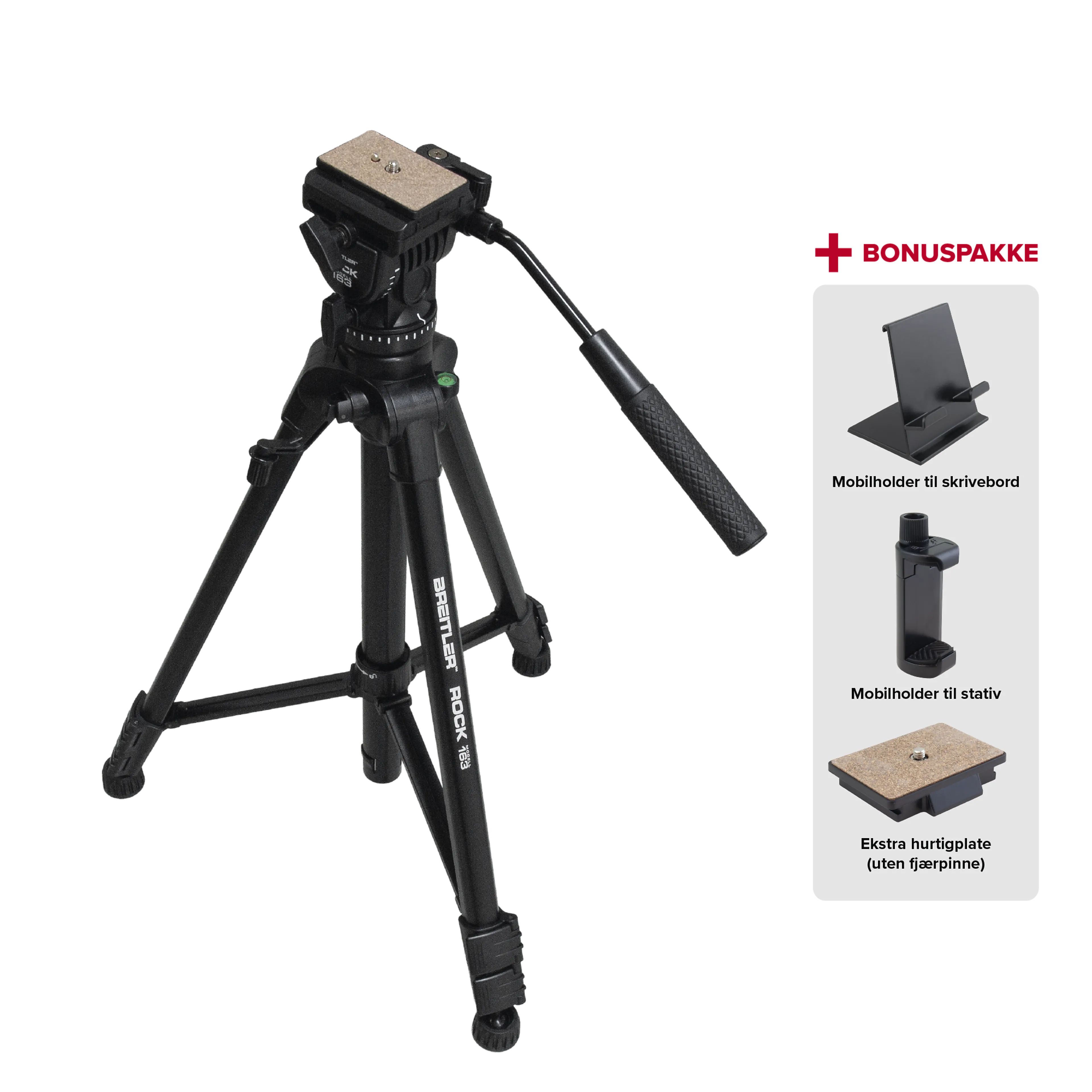 BREITLER ROCK 163 STATIV ALUMINIUM TRIPOD