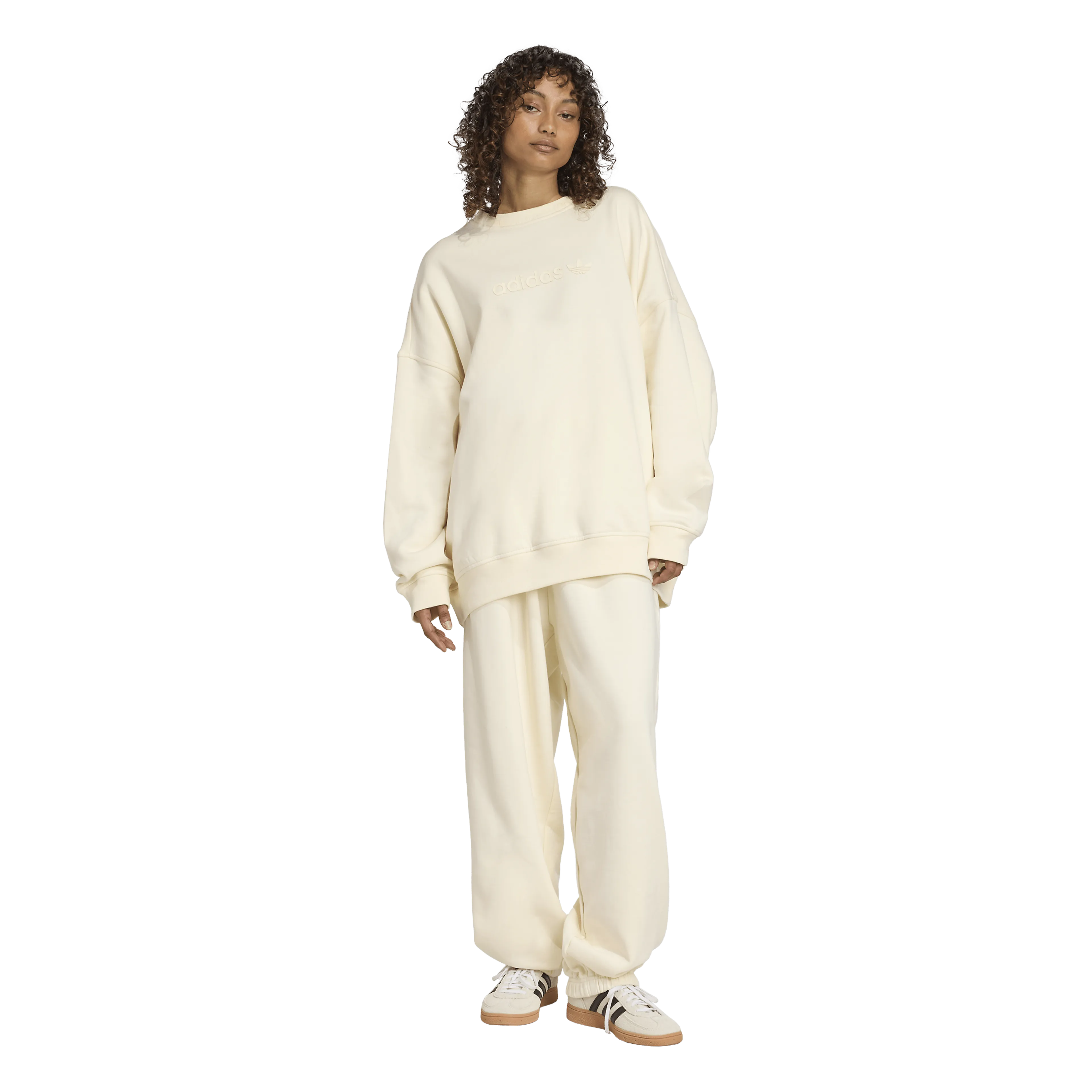 Essentials Linear Oversized Crew Sweatshirt Dame