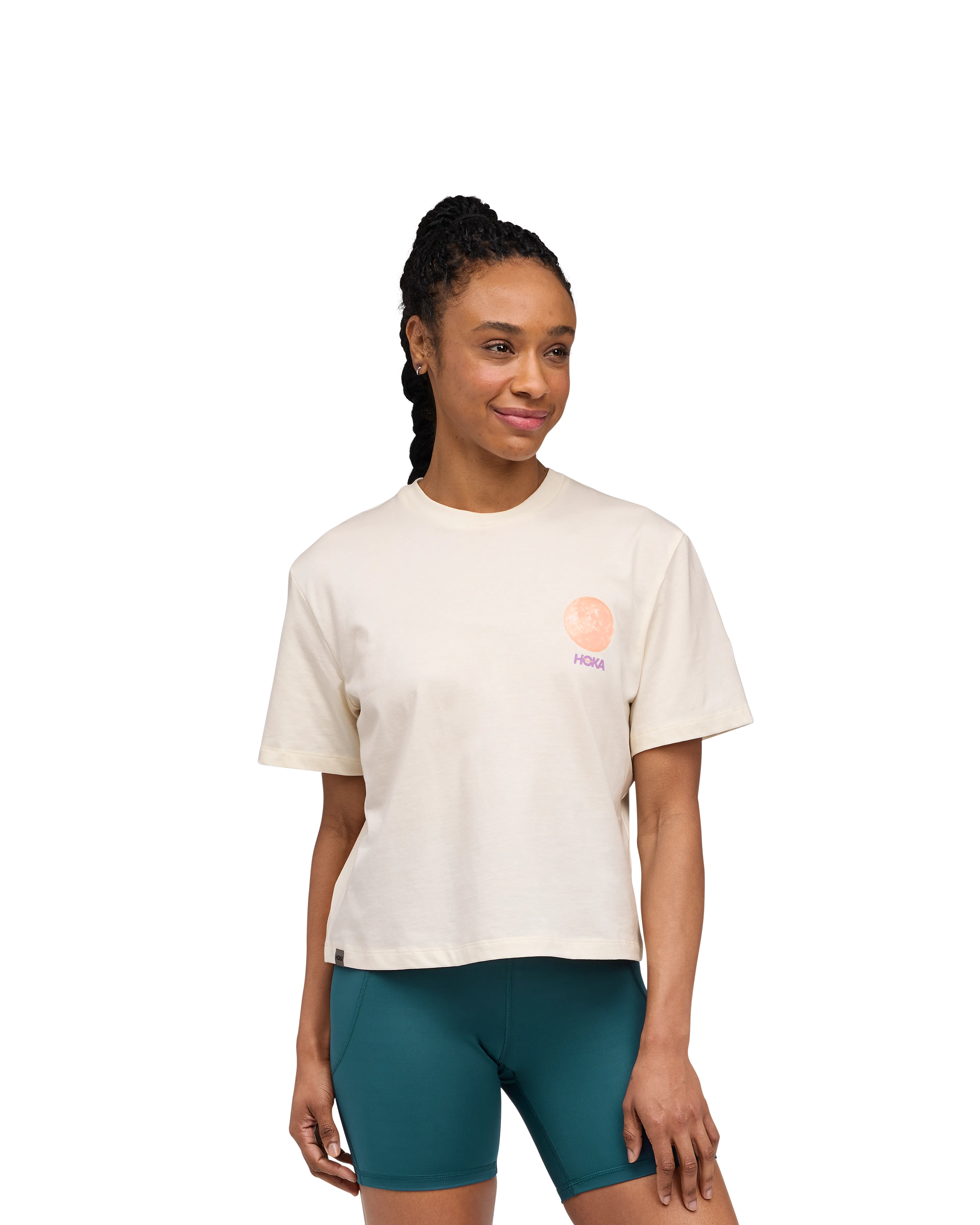 W HOKA COLLAGE GPX TEE