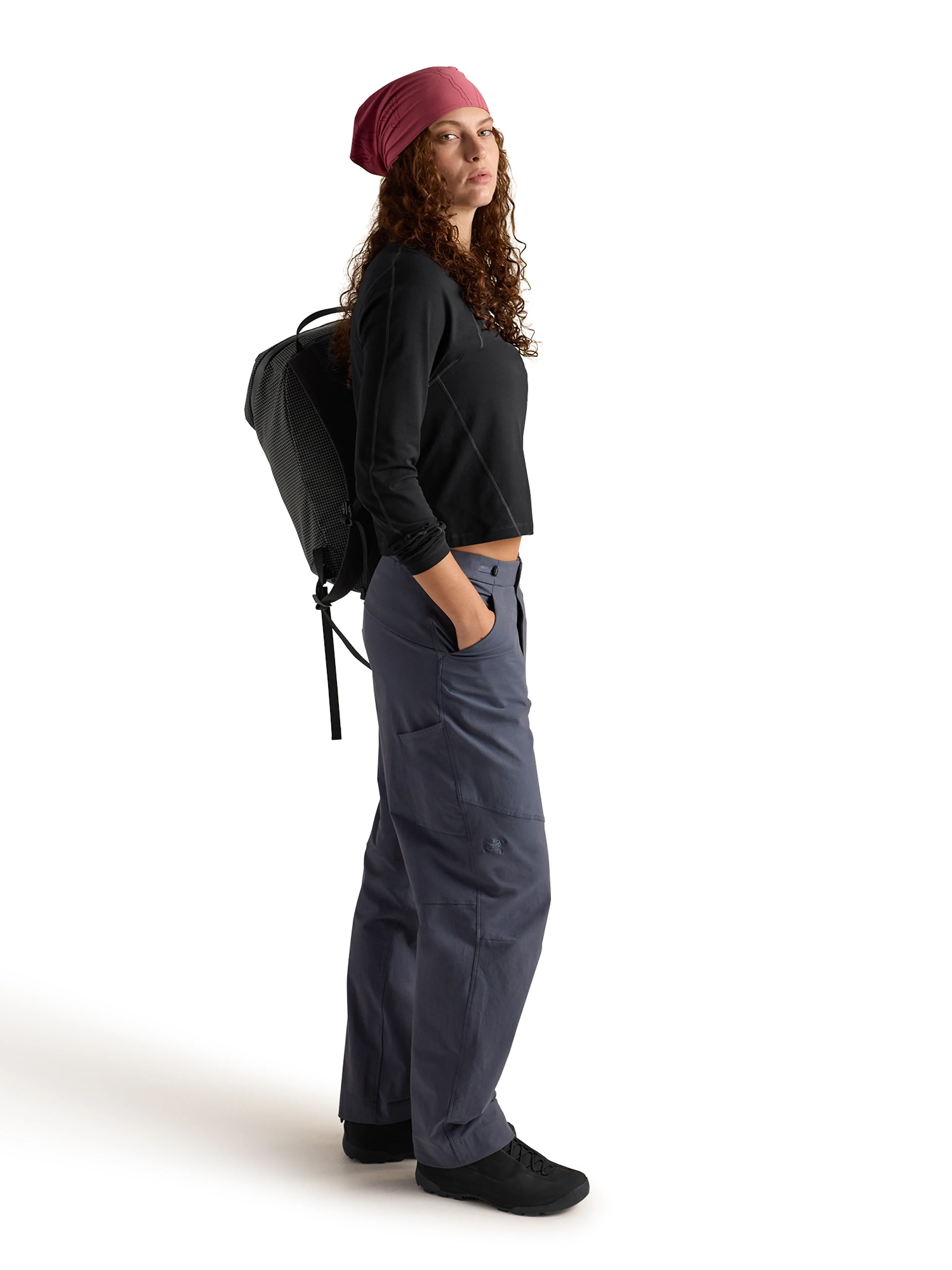 Clarkia Cotton Pant W Wide Leg