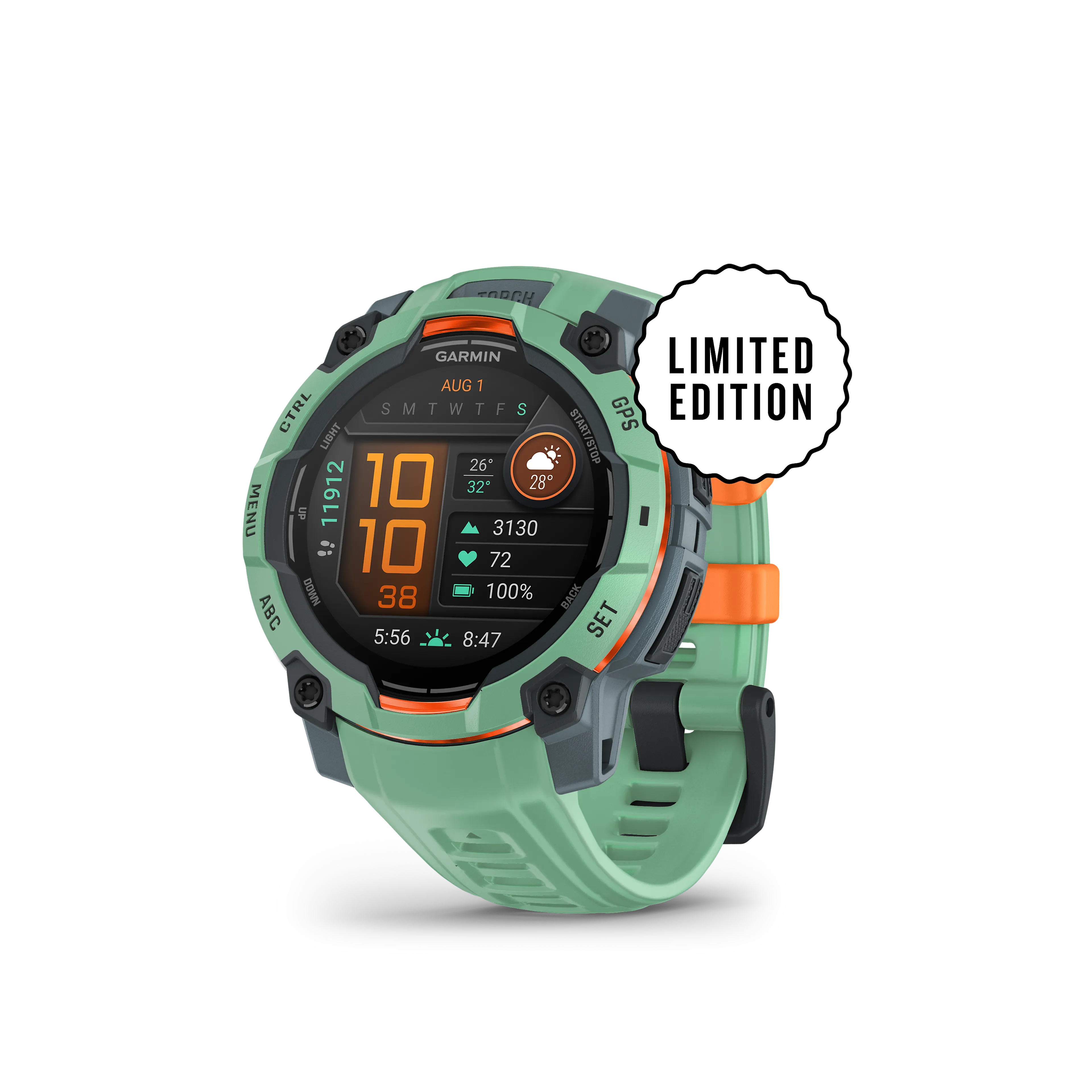 Instinct 3 - 45mm, AMOLED,Neo Tropic Bezel with Neo Tropic Band