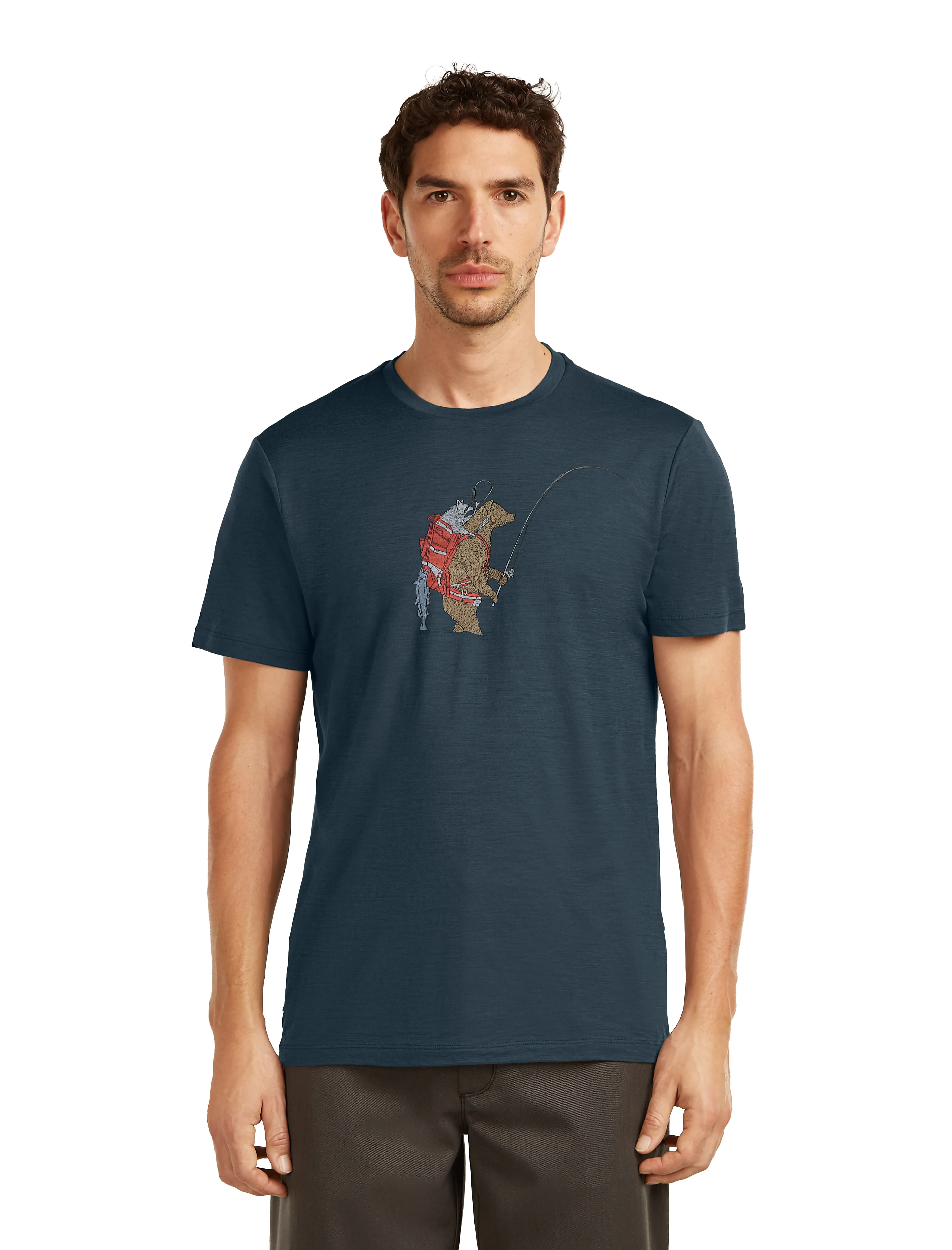 M Mer 150 Tech Lite SS Tee Bear Catch