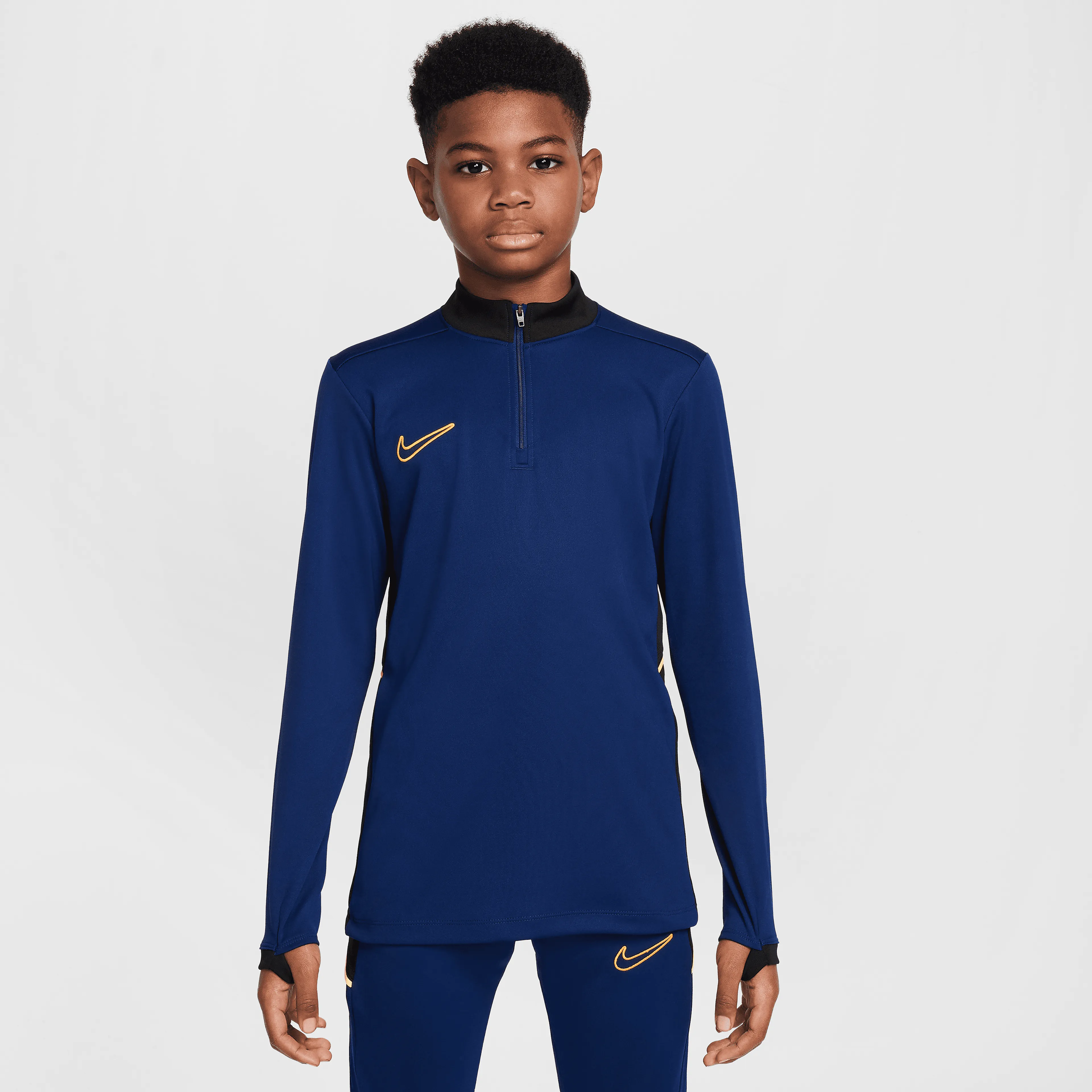 Academy Big Kids' Dri-FIT Long-Sleeve 1/4-Zip Soccer Drill Top