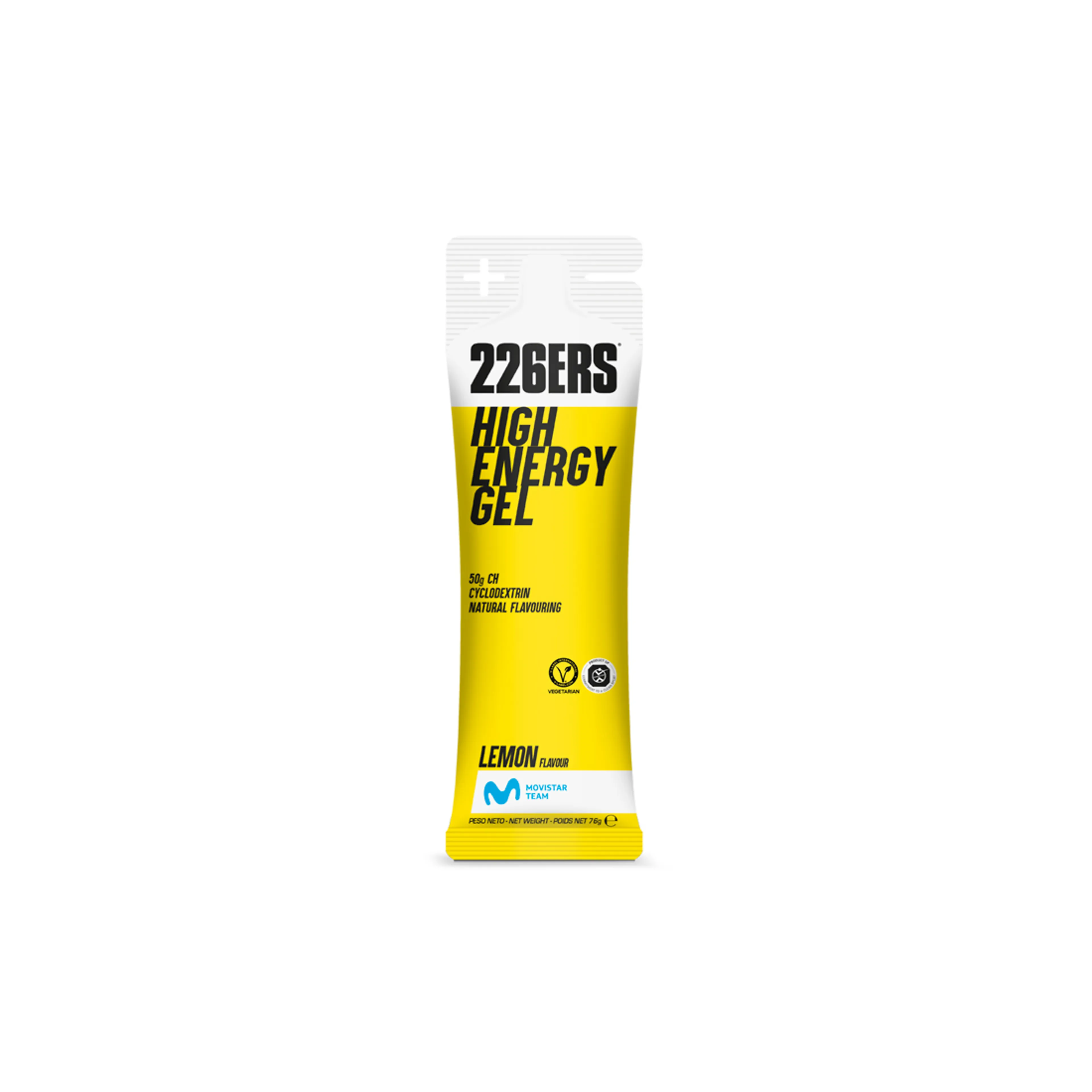 HIGH ENERGY GEL 76g LEMON