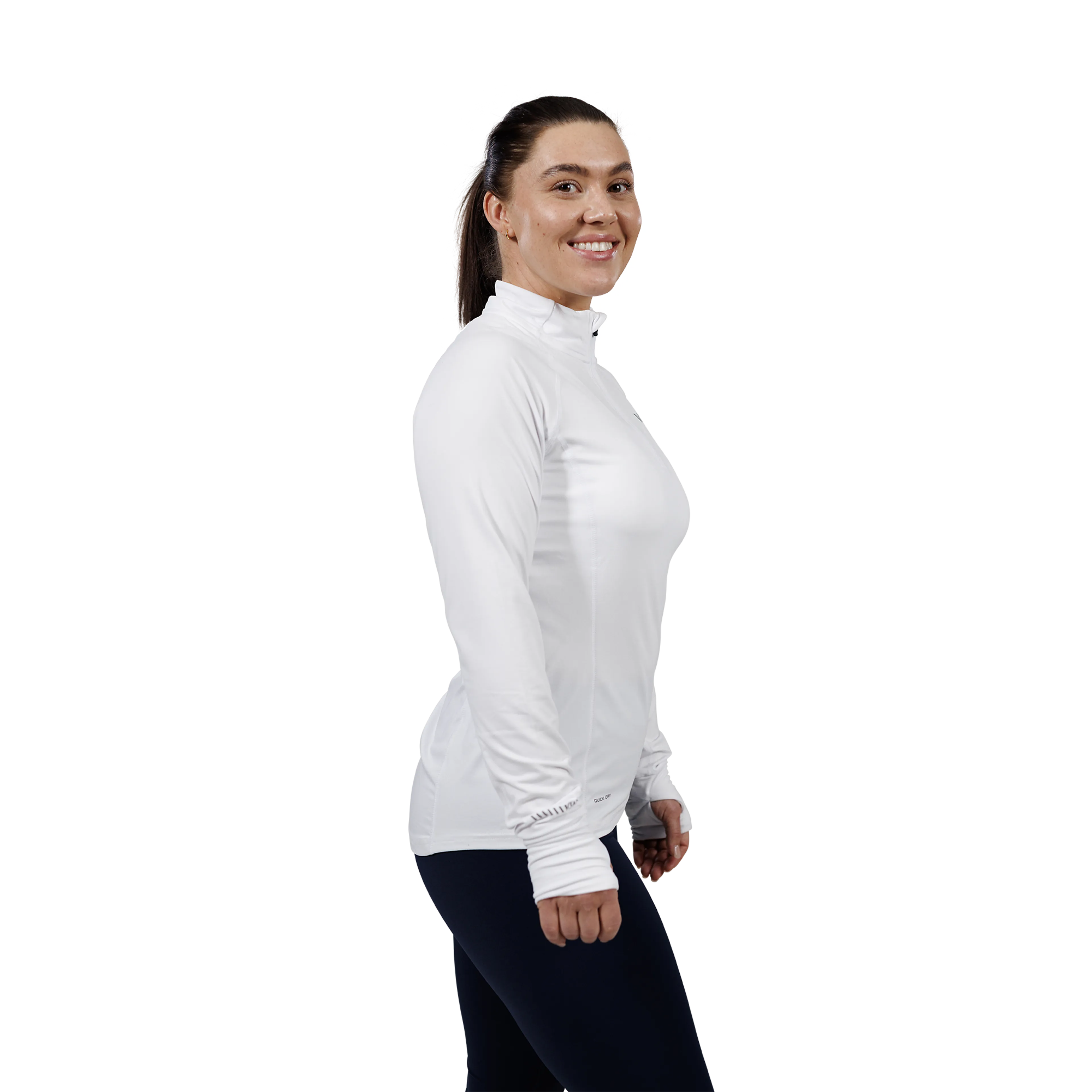 Wolling Melange Performance Midlayer Dame