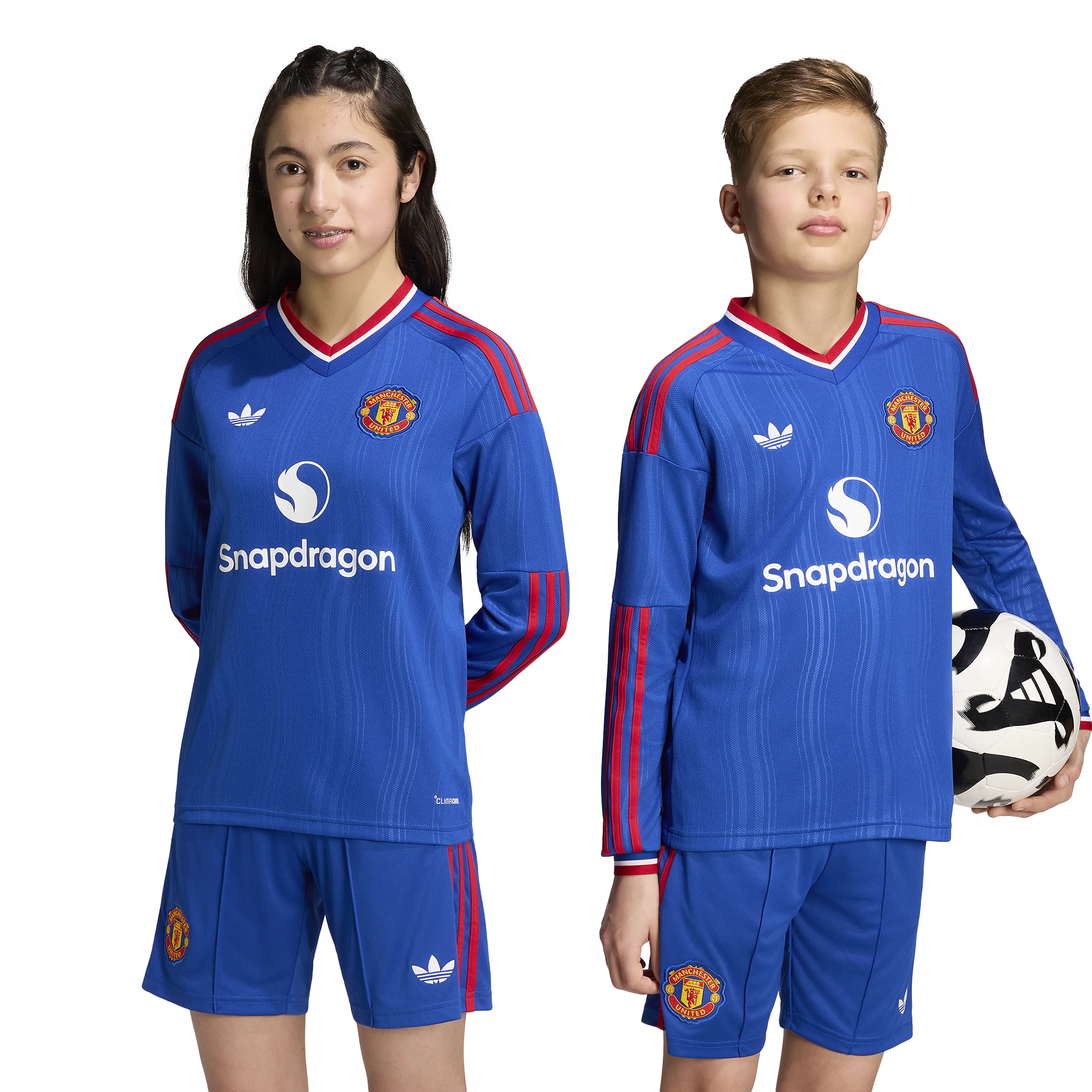 Manchester United 26/27 Bortedrakt Langermet Barn