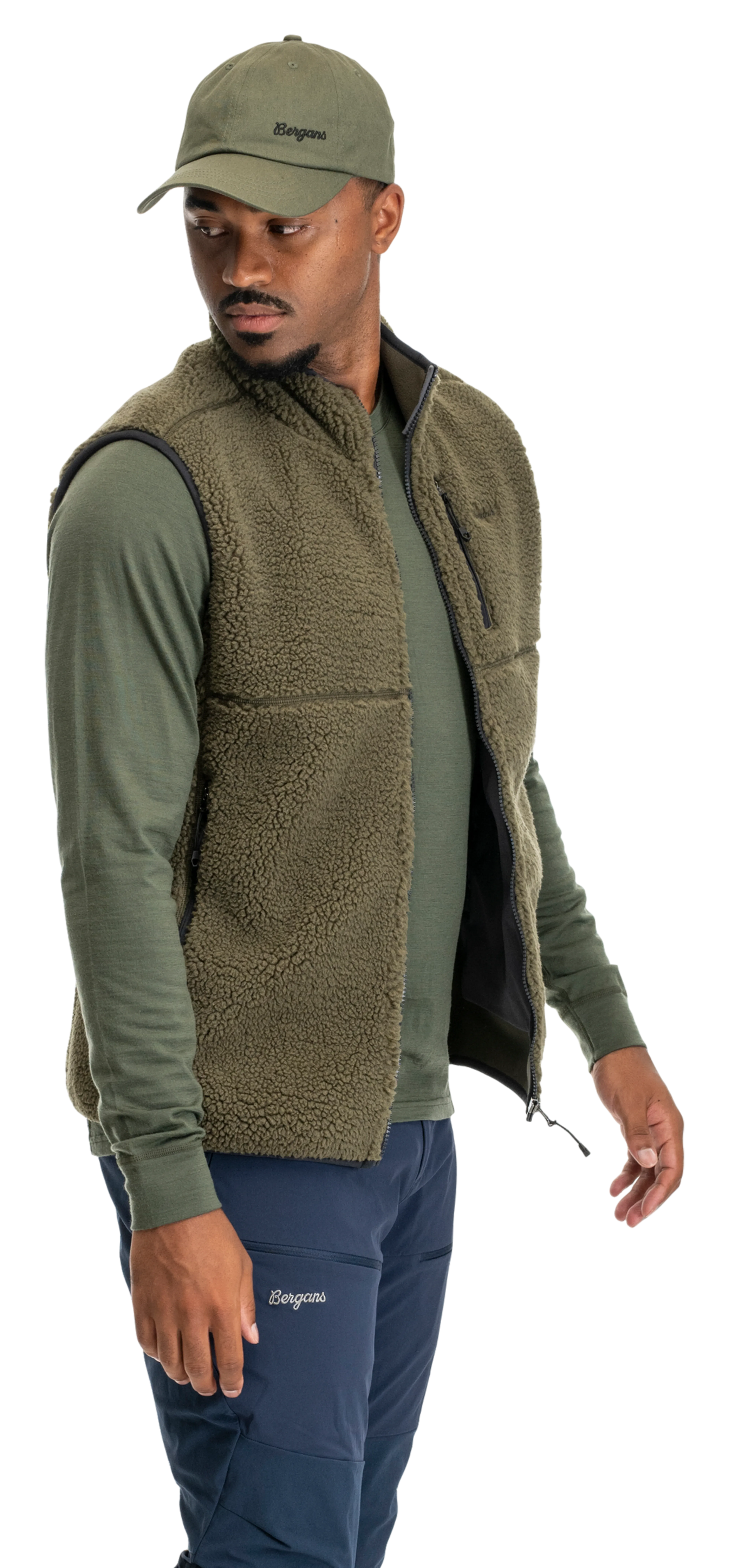 Lunnan Pile Fleece Vest Men