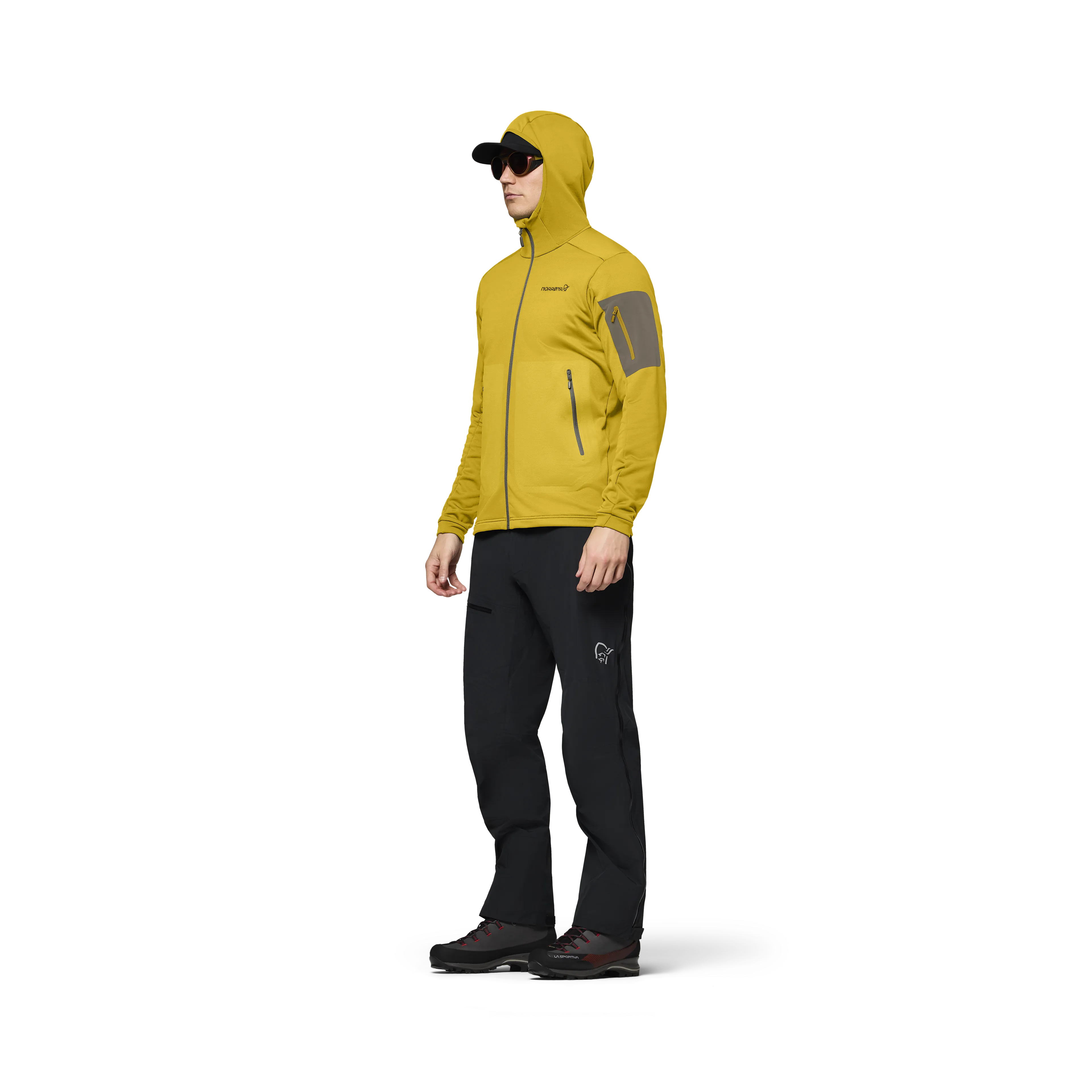 falketind warm2 stretch Hood M's