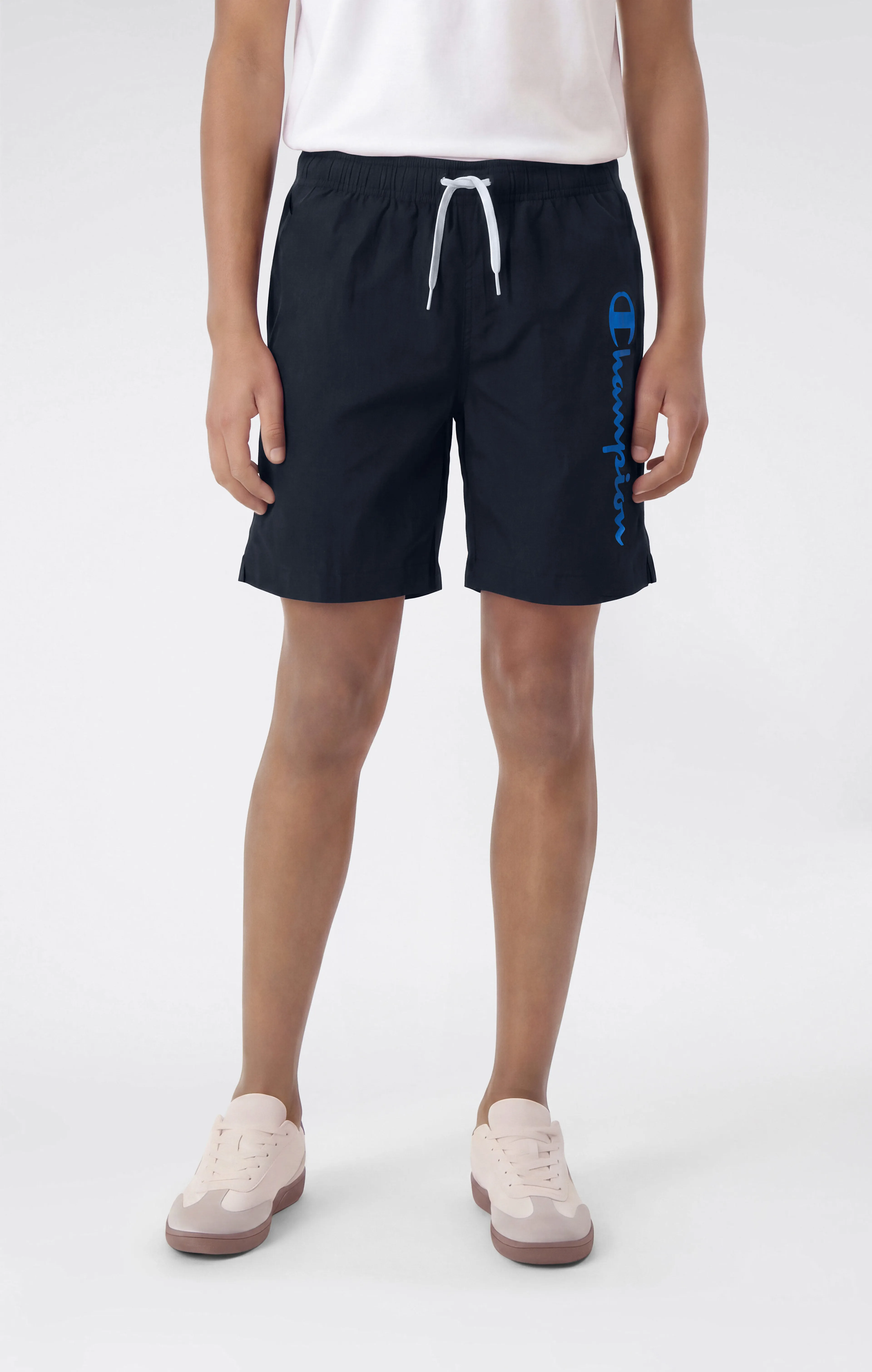 Boys' beach shorts with big Logo