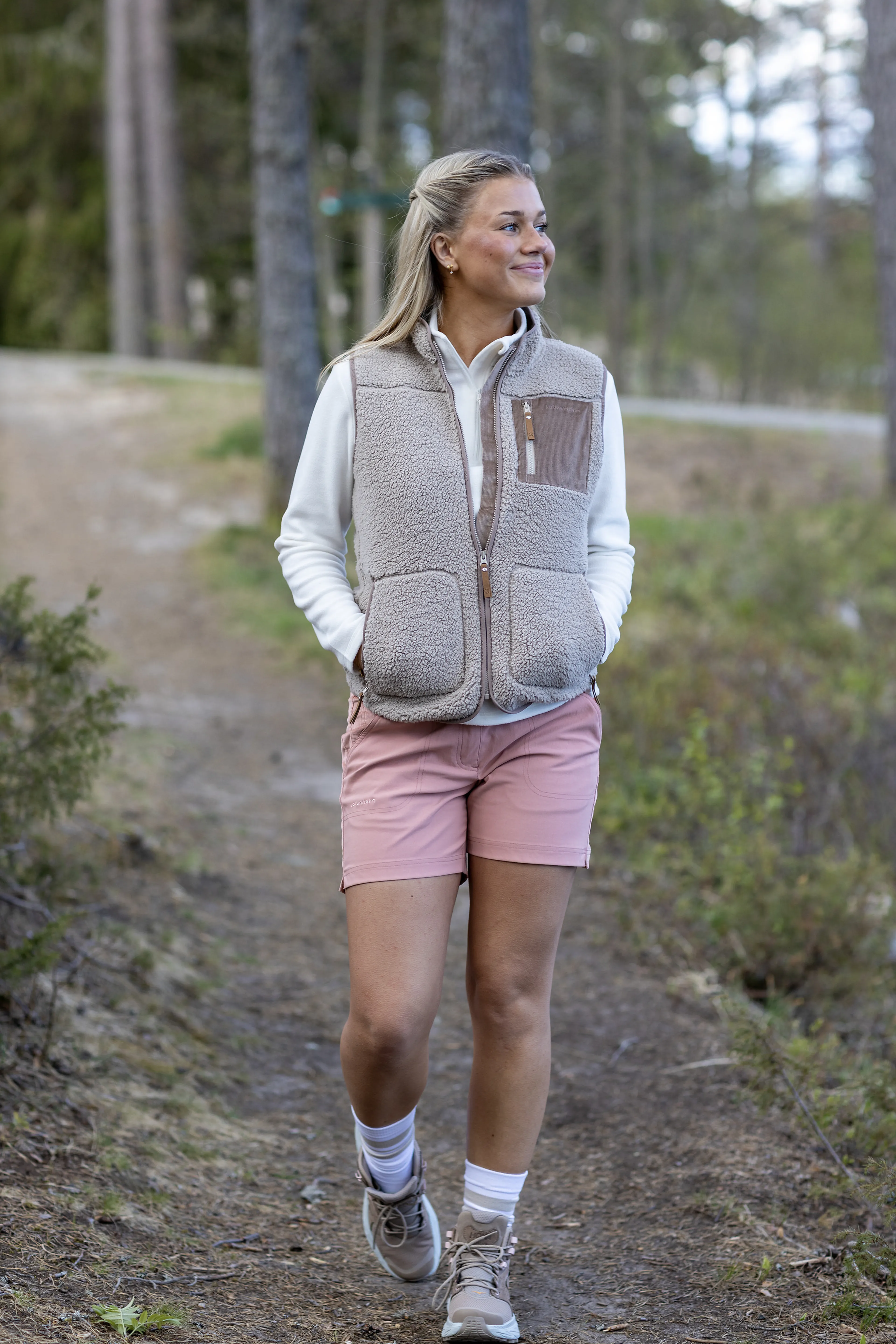 Høgronden Teddyvest Dame