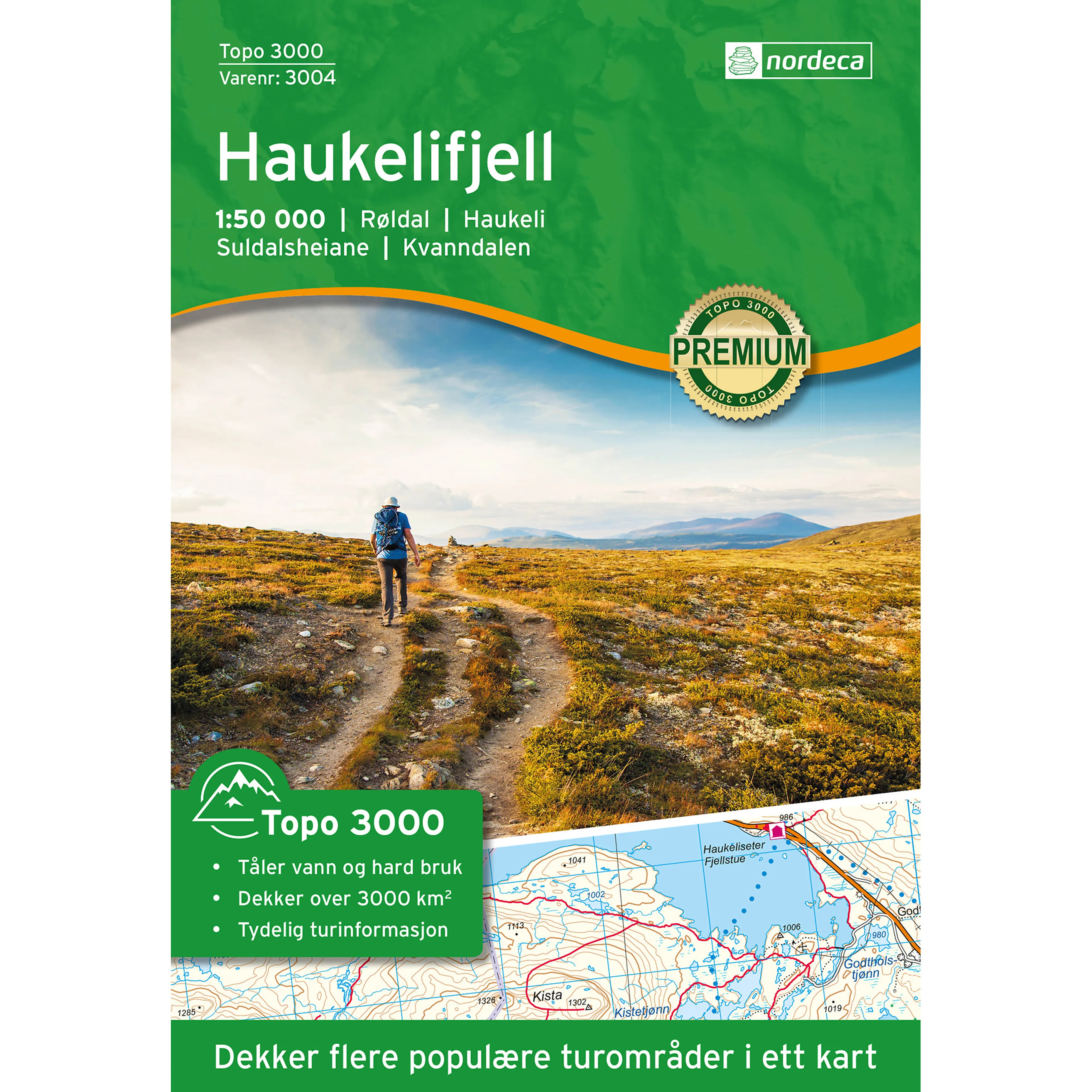 HAUKELIFJELL 1:50 000