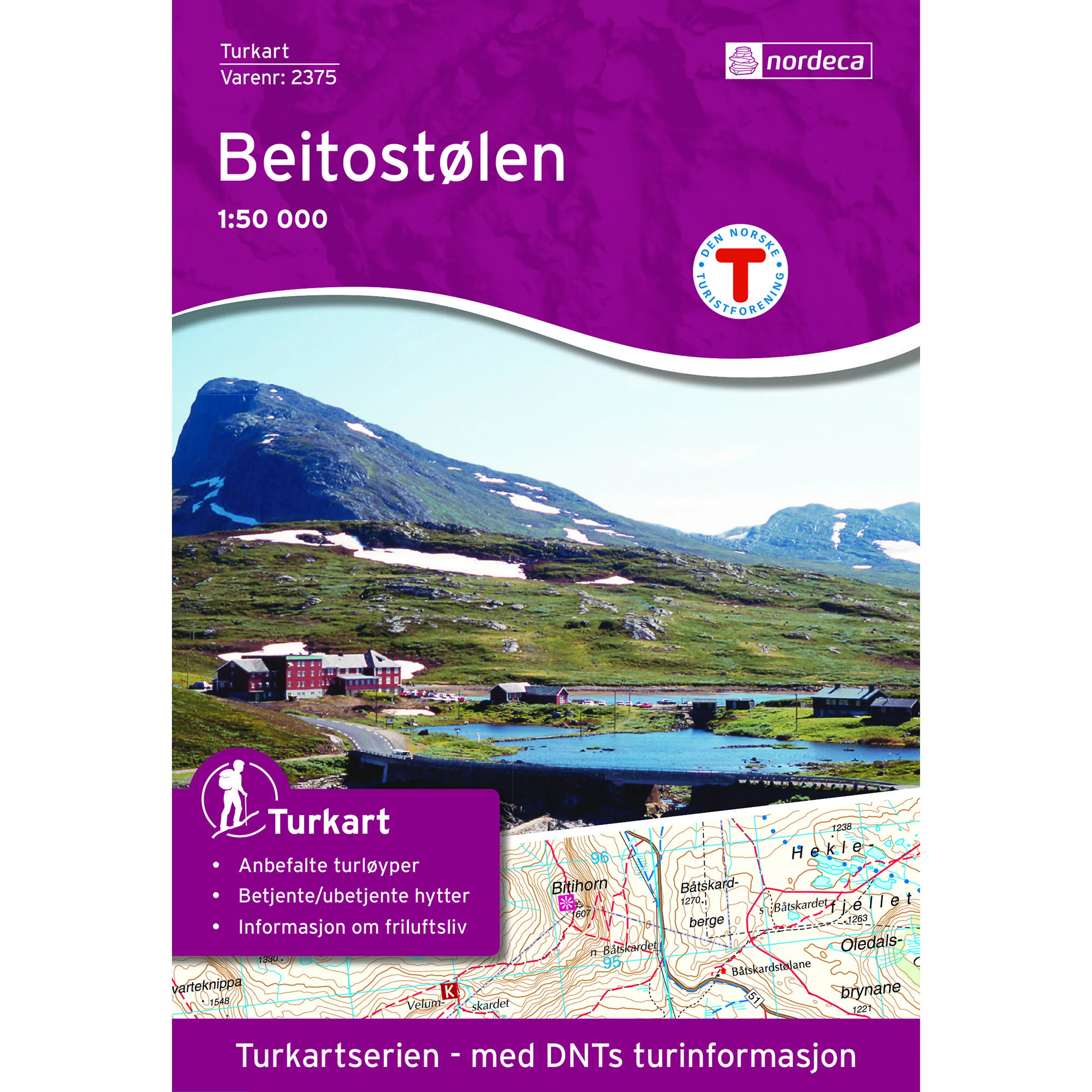 BEITOSTØLEN 1:50 000