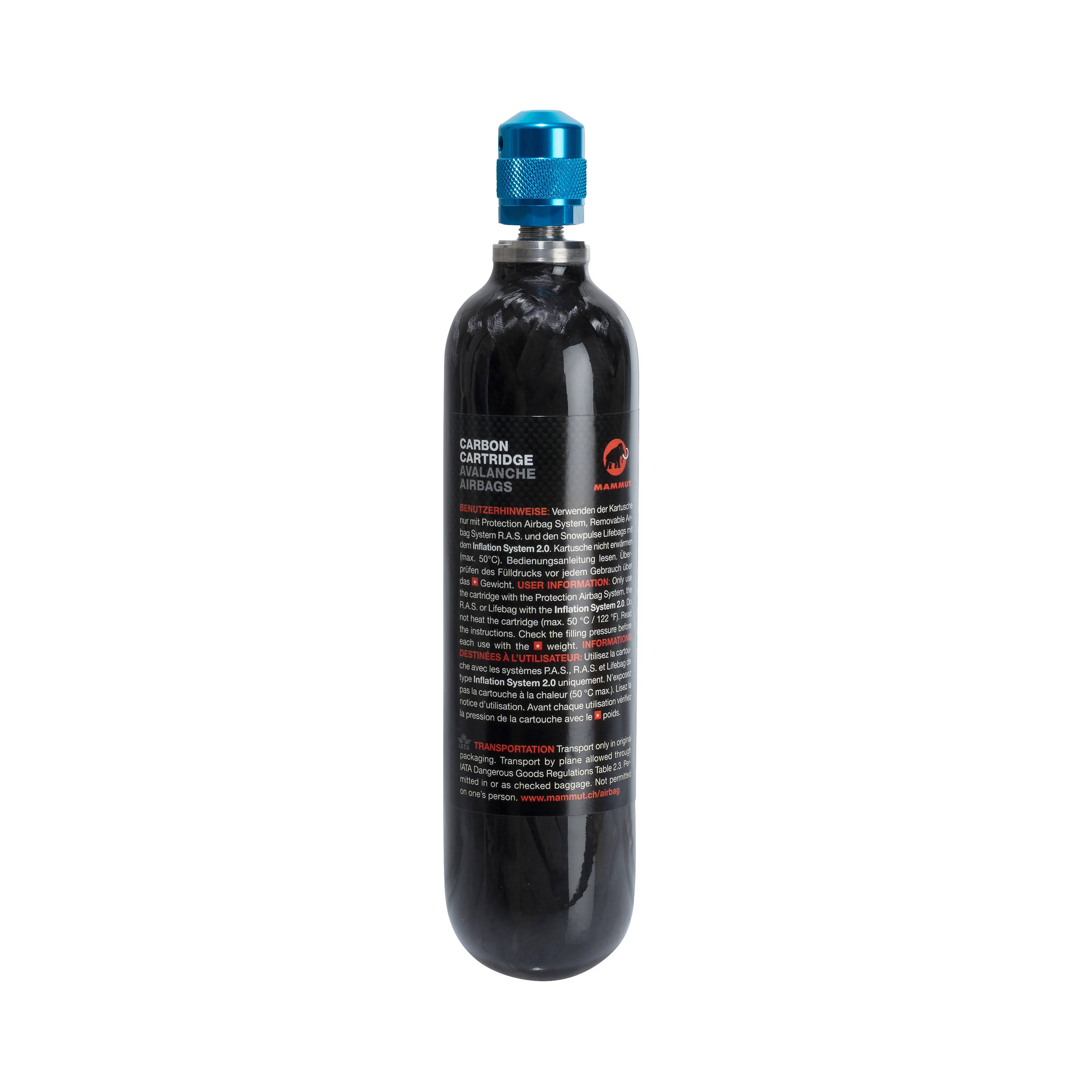 Carbon Cartridge 300 bar Non-Refill Carbon Cartridge 300 bar Non-Refill