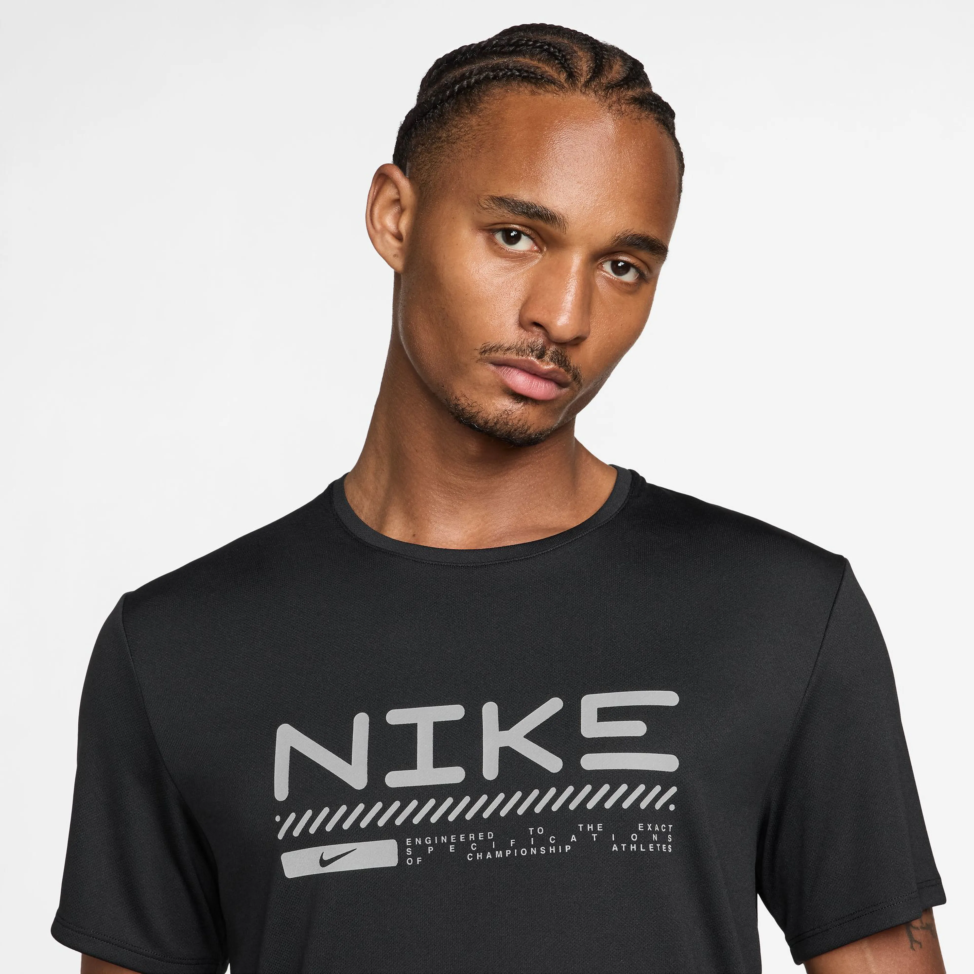 Miler Men's Winterized Short-Sleeve Running Top