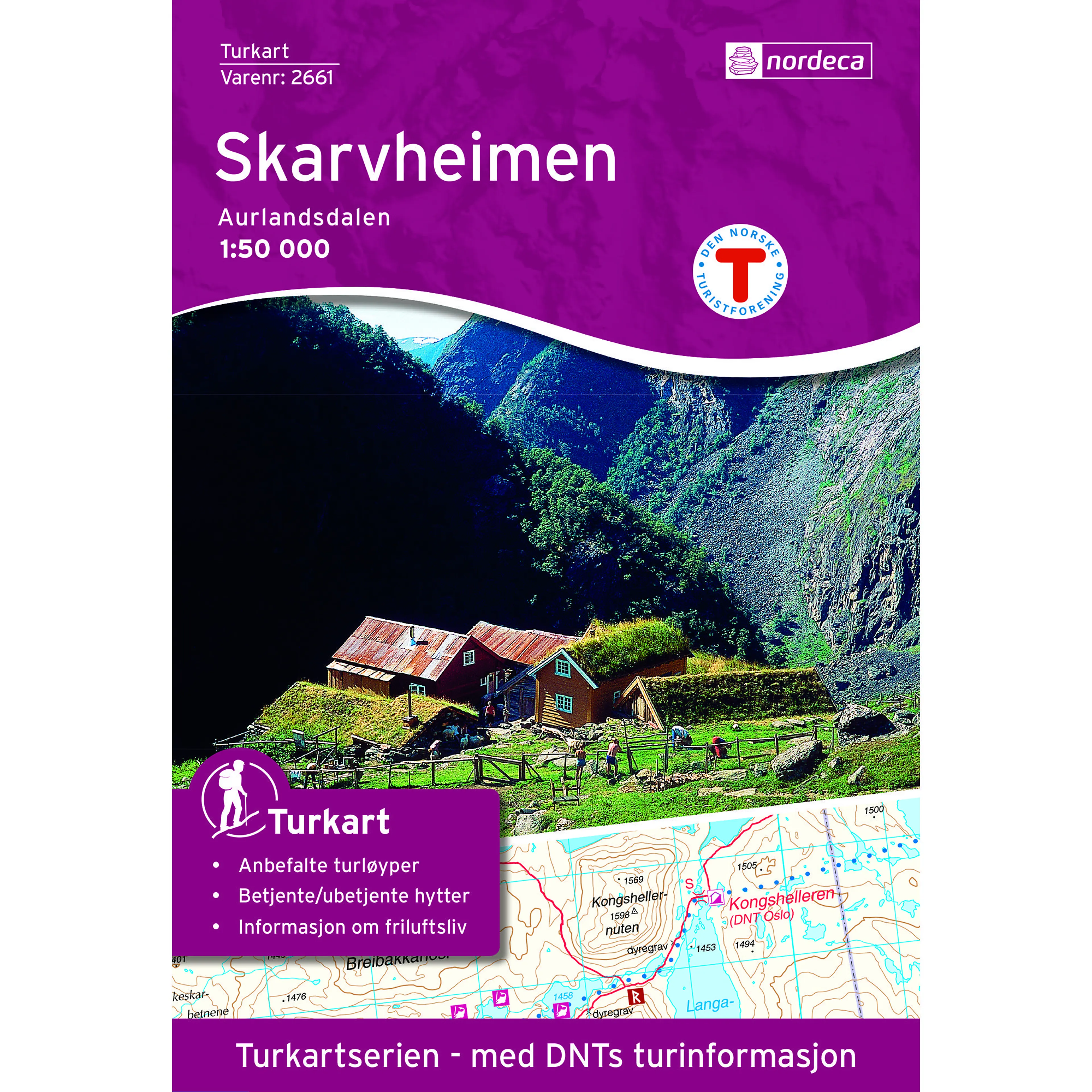 SKARVHEIMEN 1:50 000