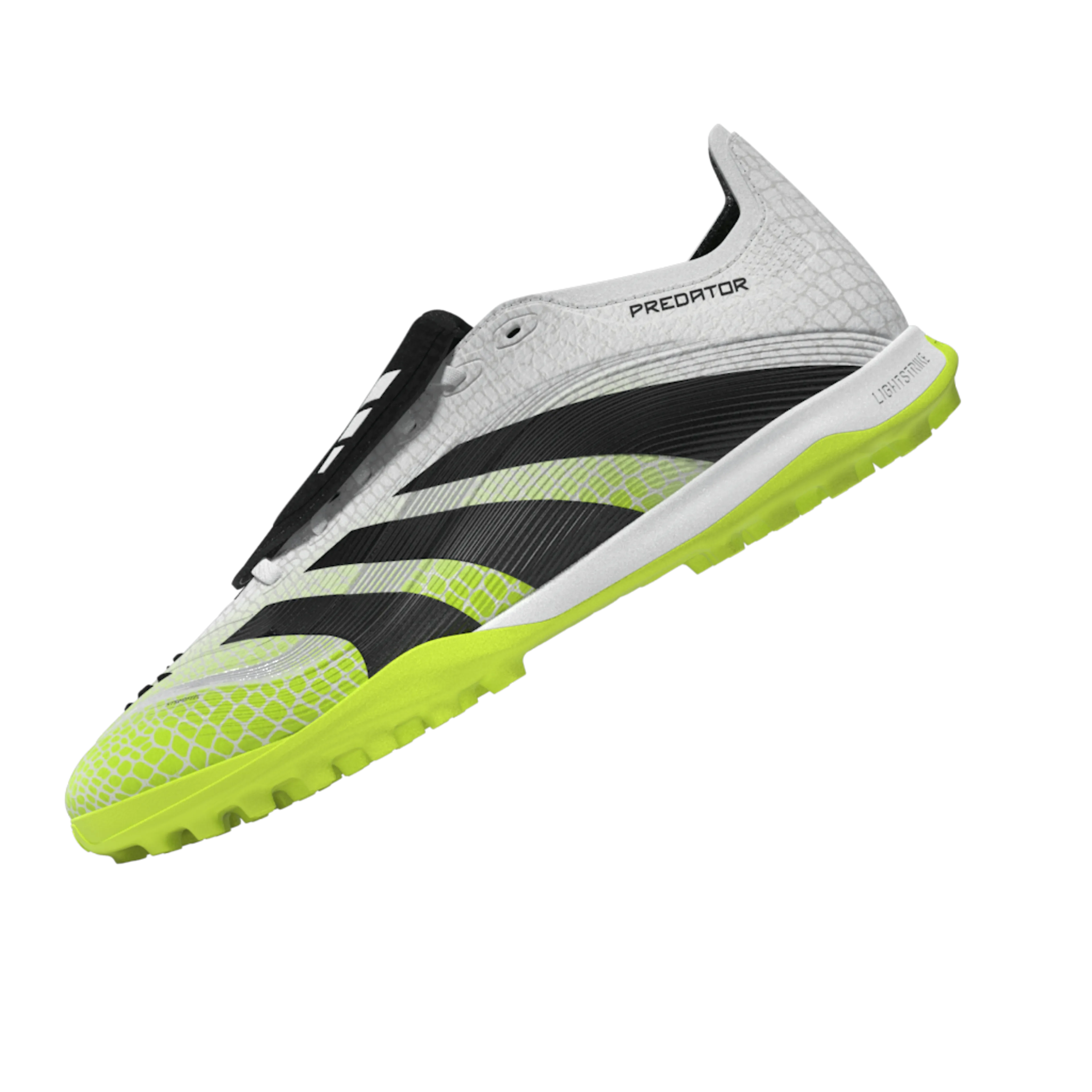 Predator League Fold-Over Tongue Turf Fotballsko Grus/Kunstgress