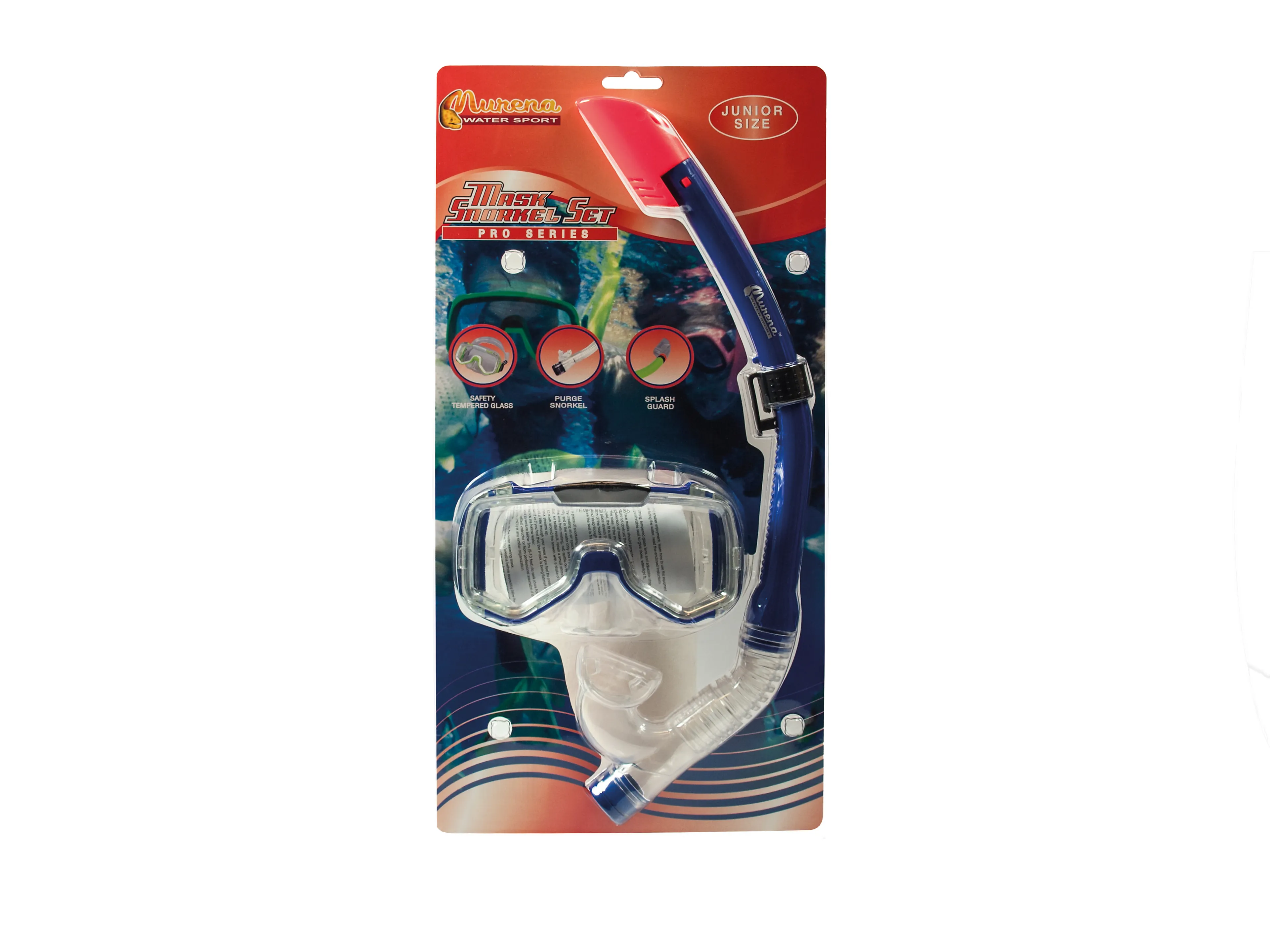 Maske Snorkel Sett Pro Junior
