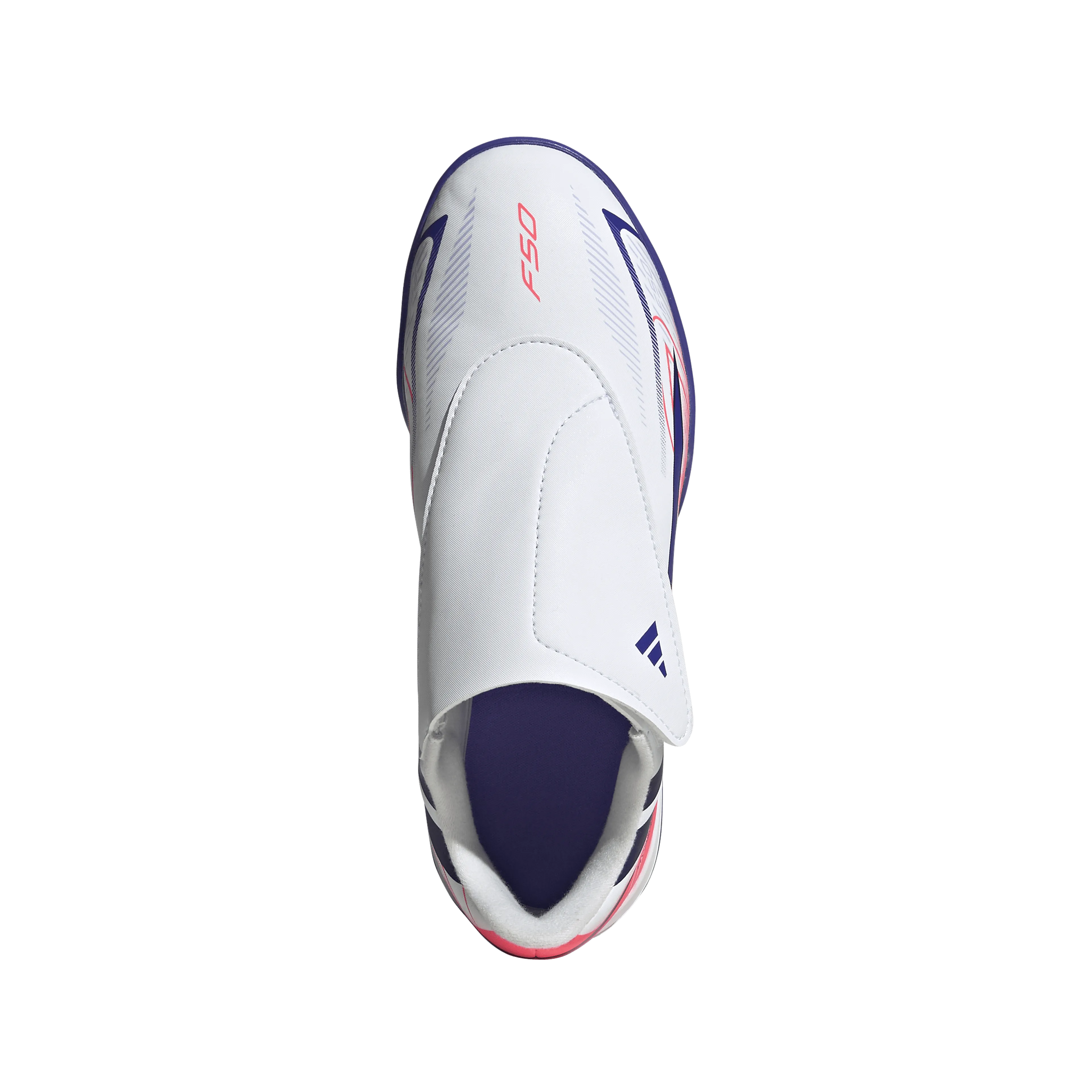 F50 Hyperfast Club Velcro Turf Fotballsko Grus/Kunstgress Barn