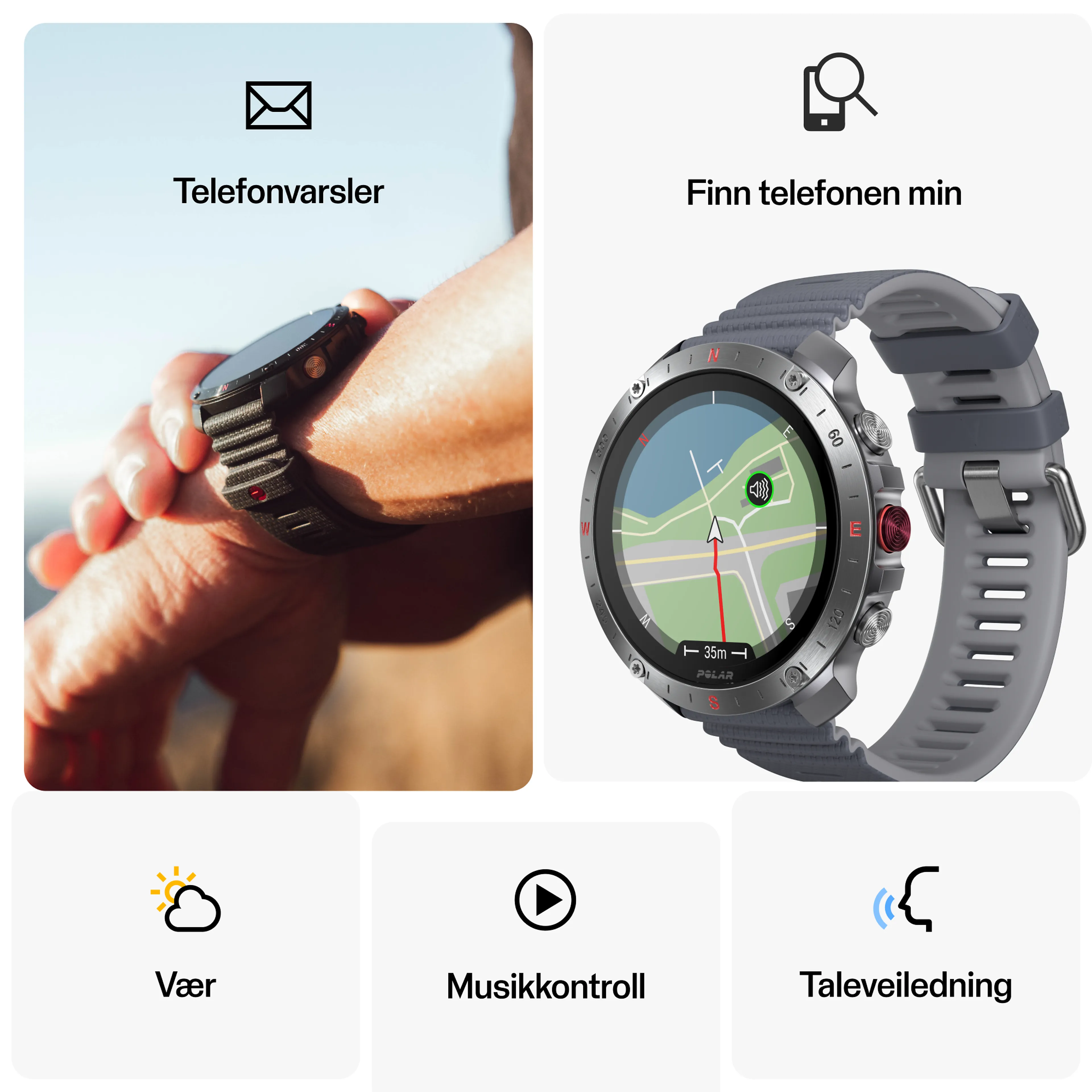 Polar Grit X2 Pro - Premium outdoorklokke