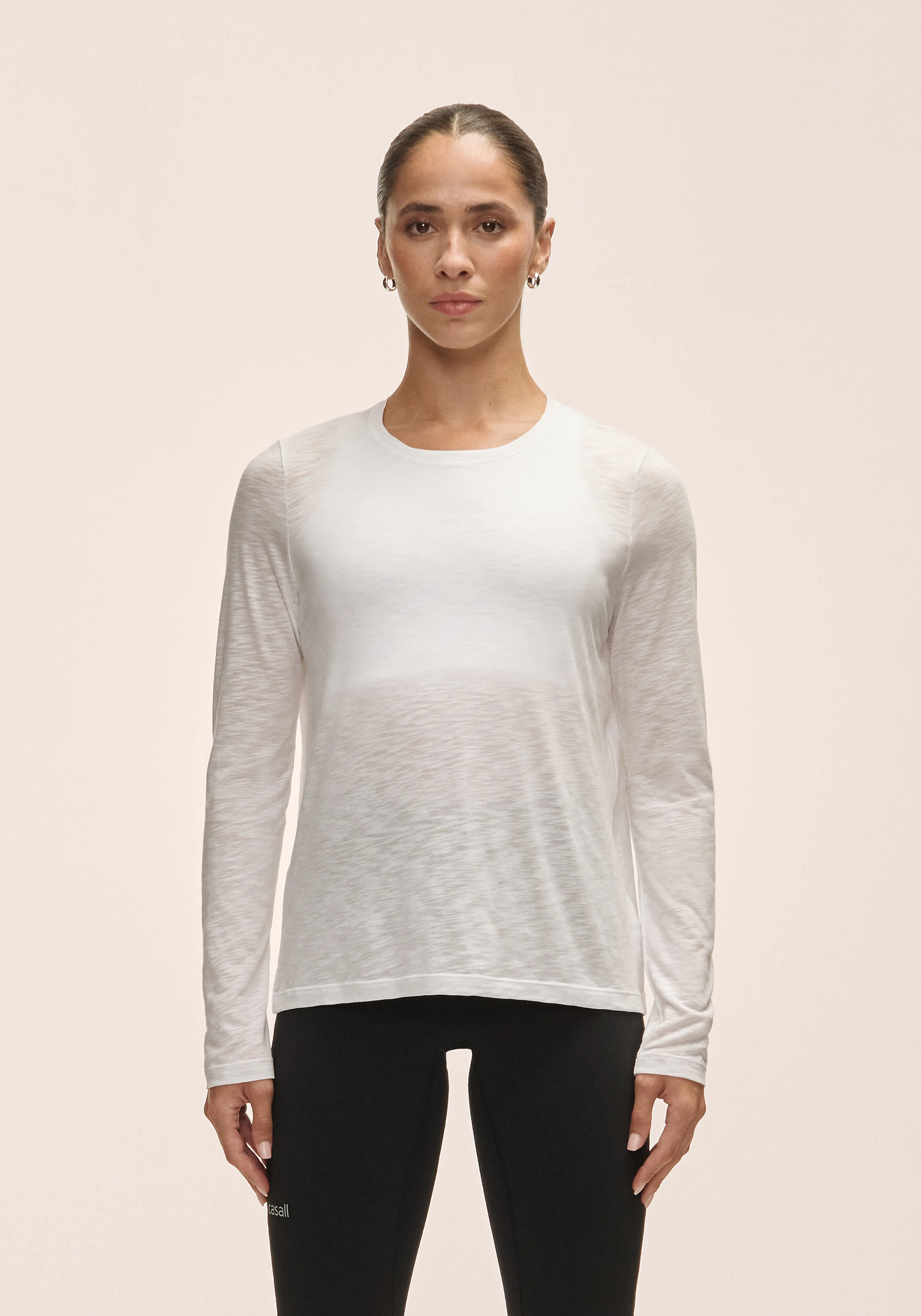 Soft Texture Long Sleeve genser dame