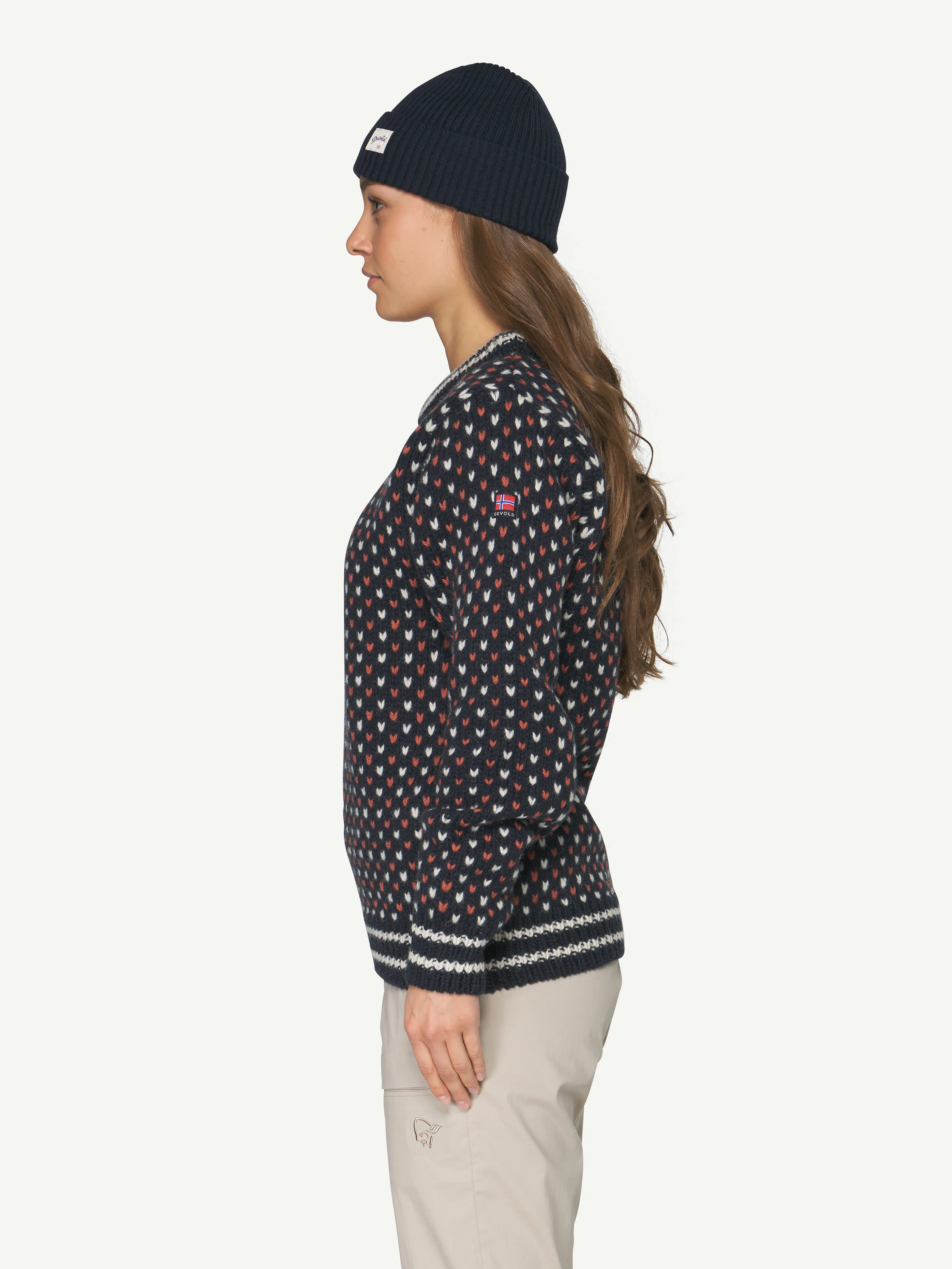 NORDSJØ TWO-TONE SWEATER