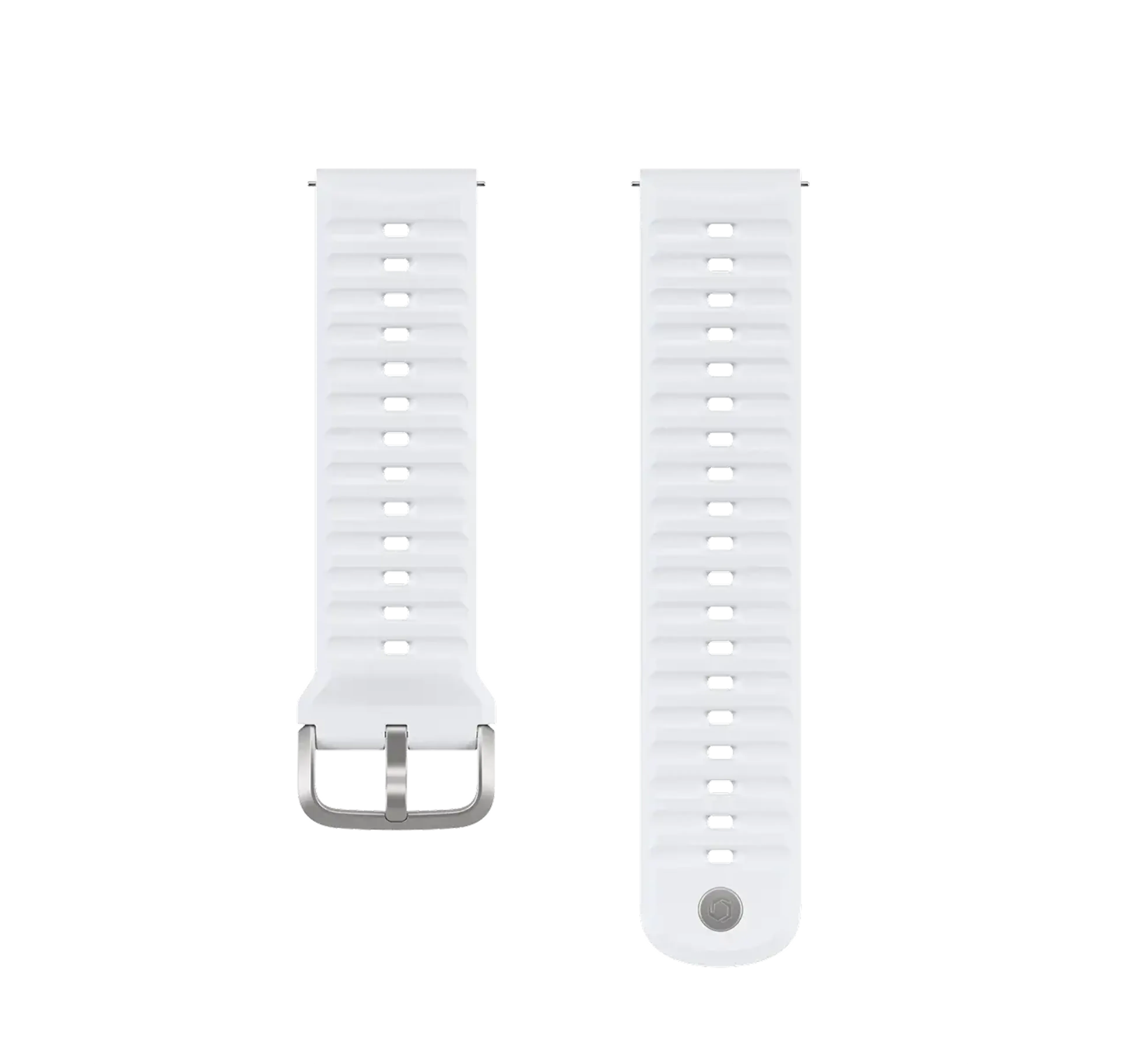 COROS ACC APEX 4 22mm Silicone Band - White