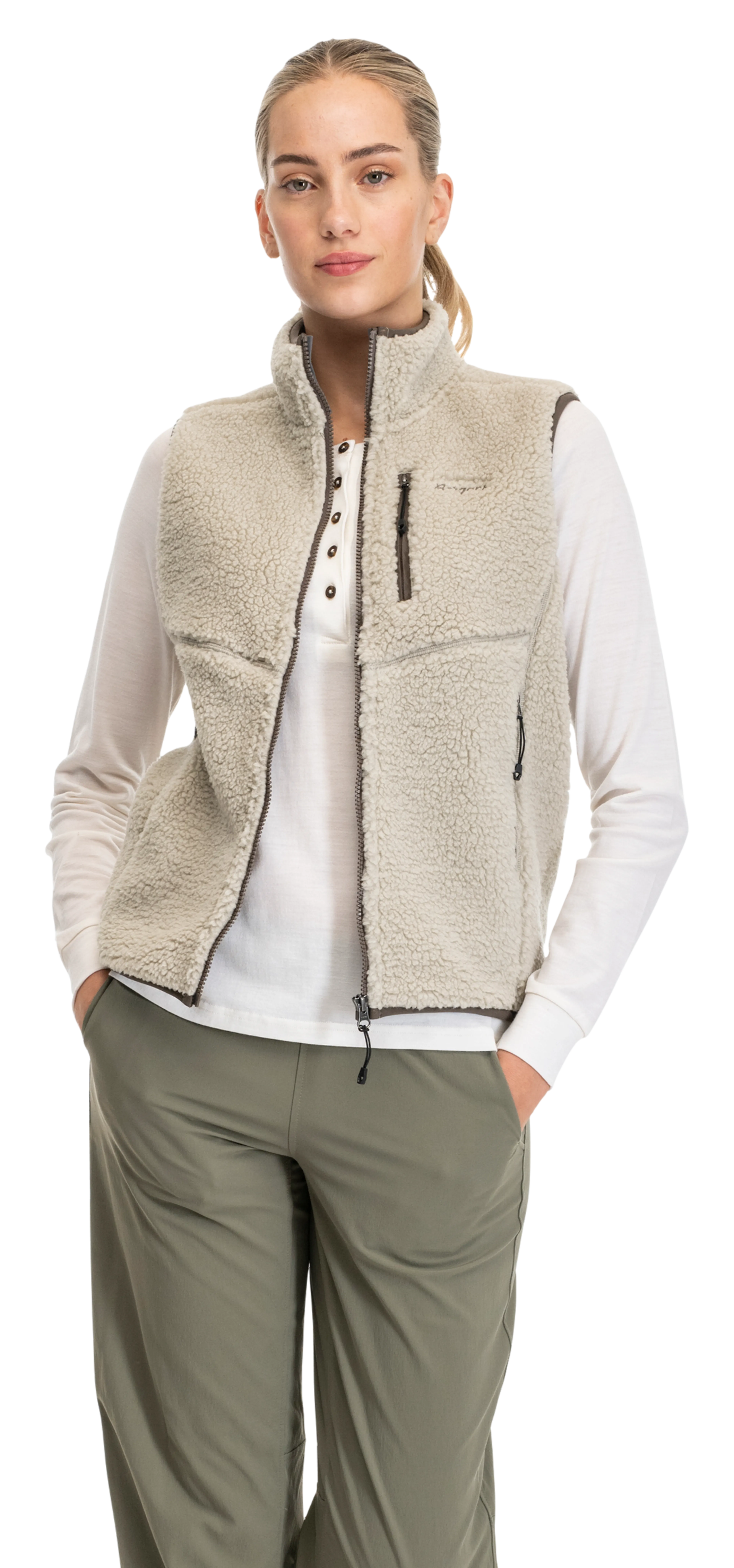 Lunnan Pile Fleece Vest Women