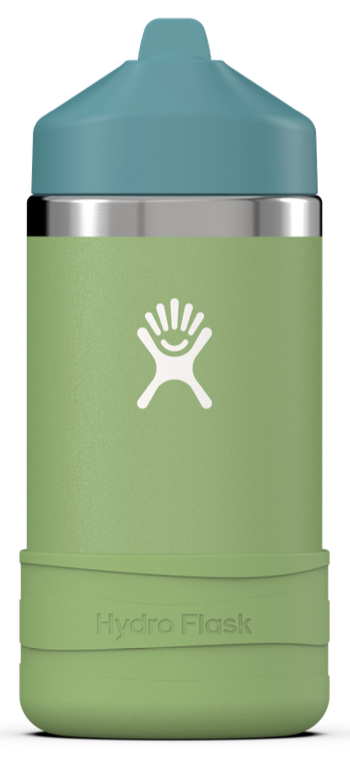 12 OZ KIDS WIDE MOUTH STRAW CAP AND BOOT