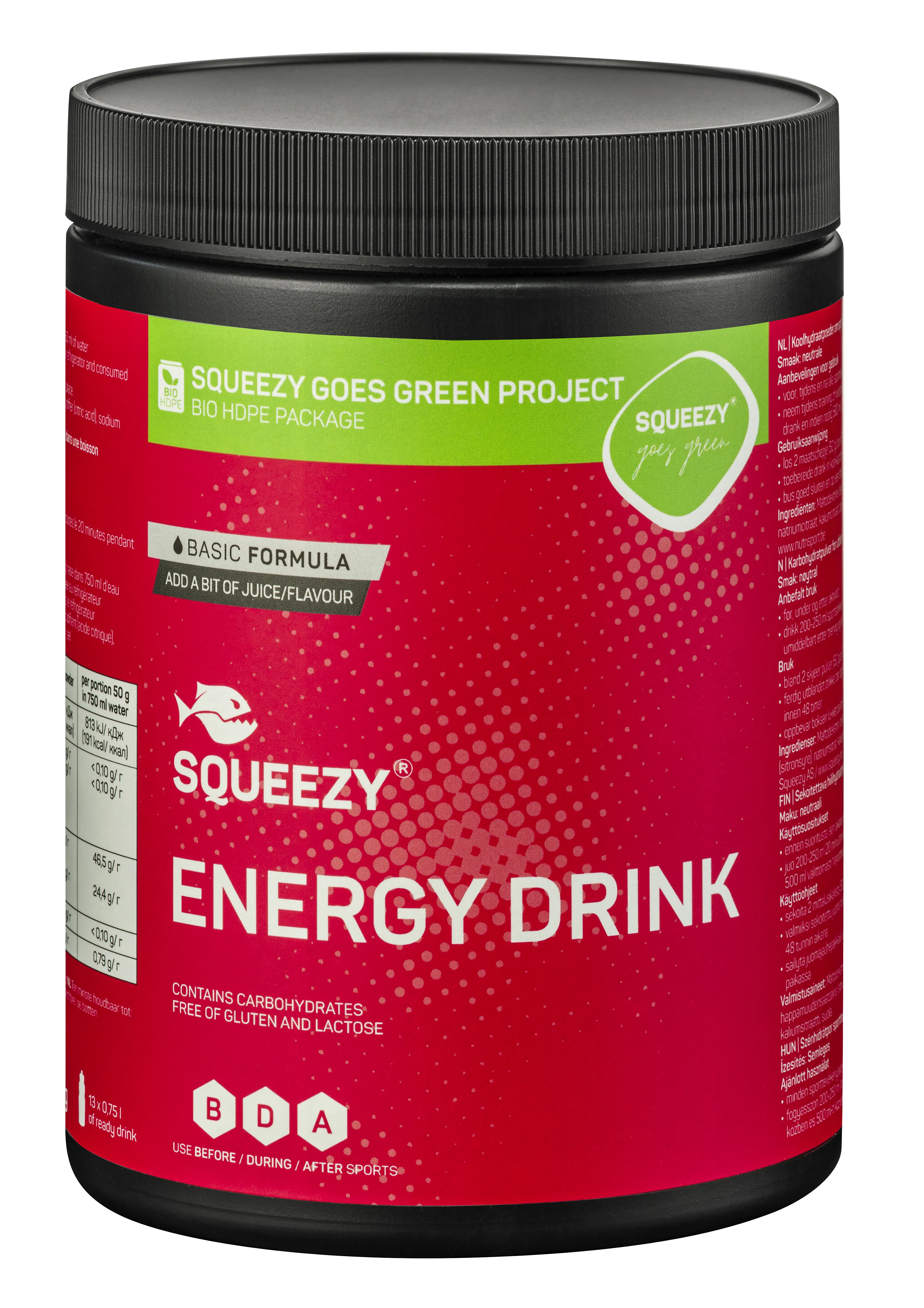 Energy Drink Nøytral 650 g