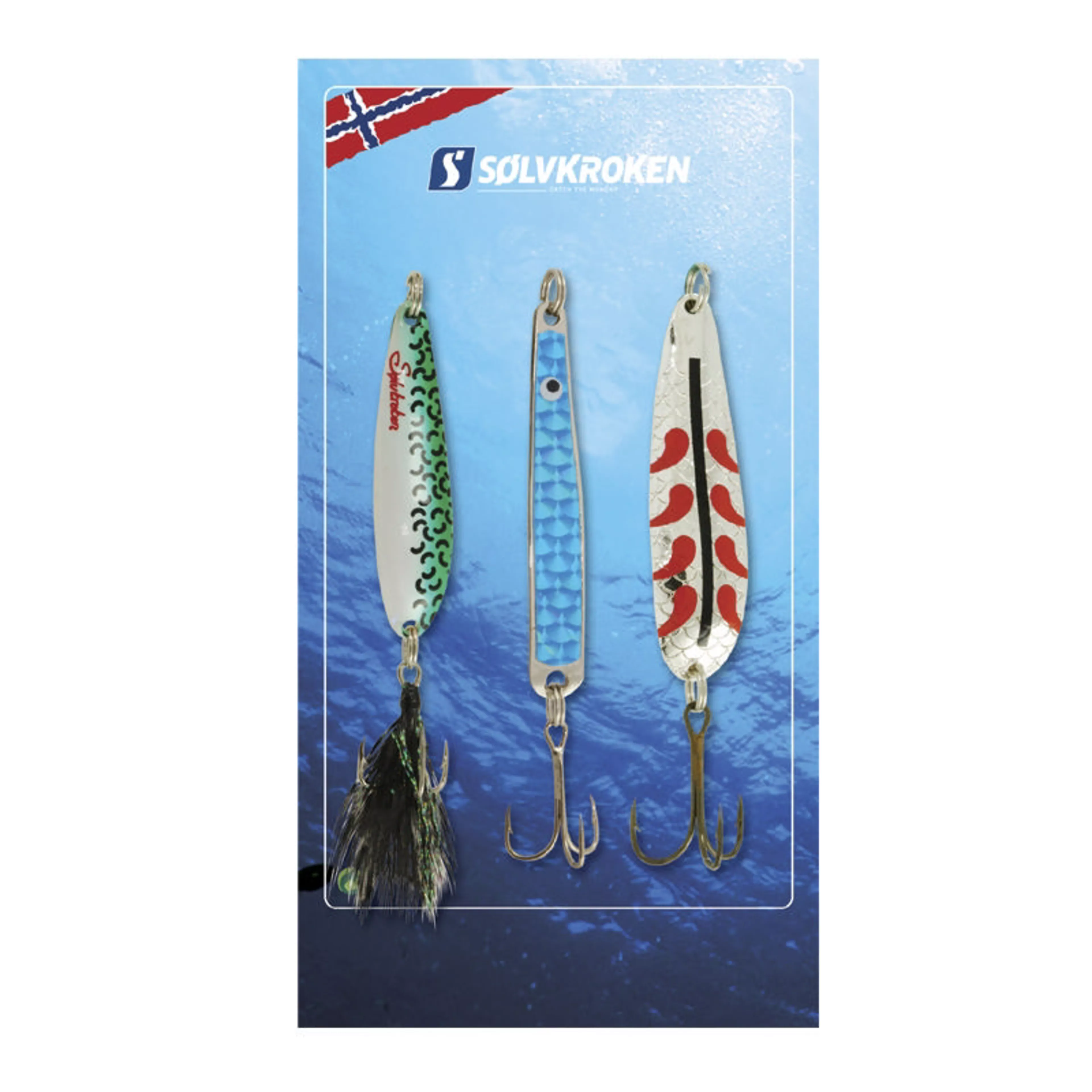 Sluksett sjøørret 3 pk