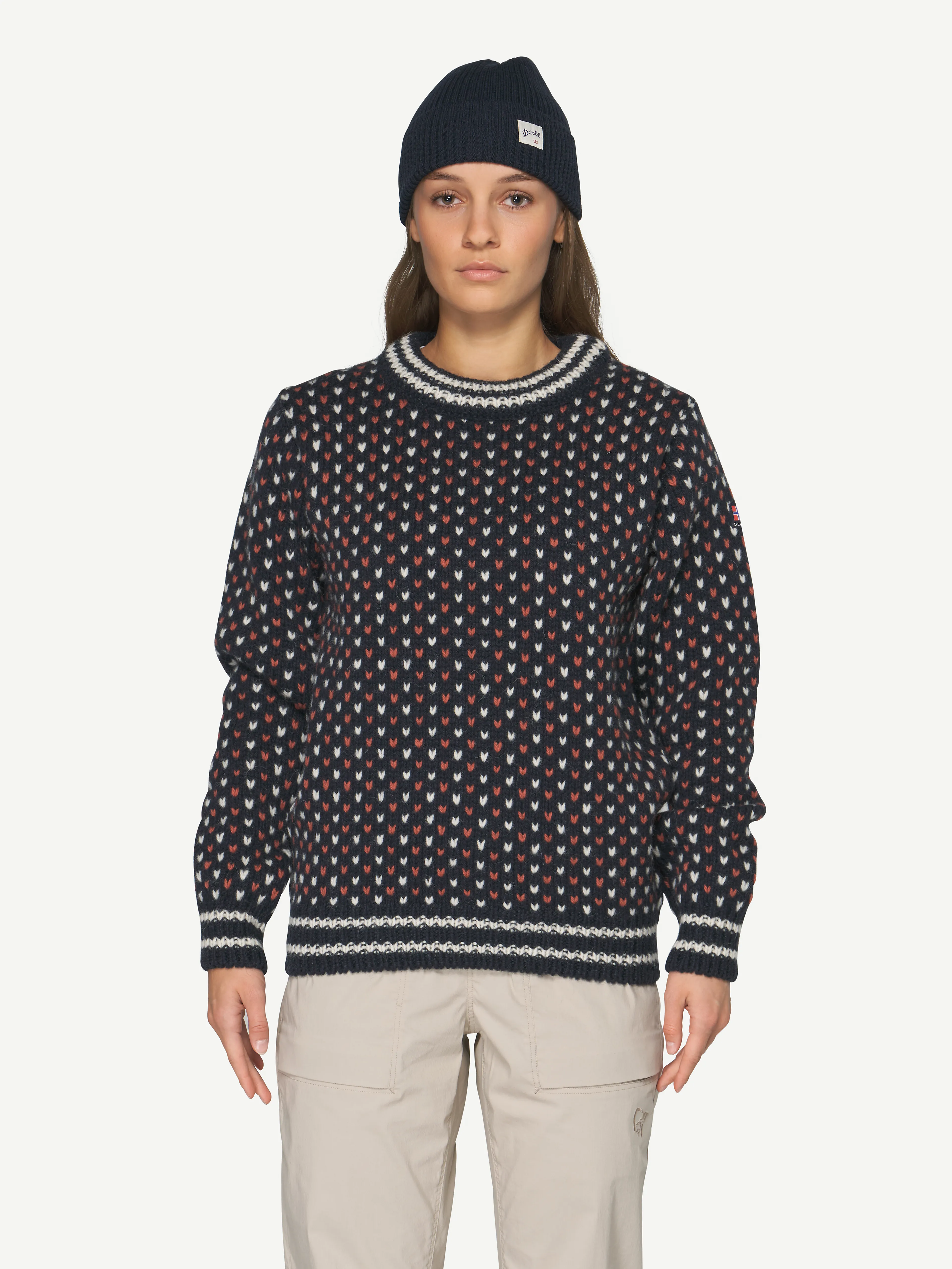 NORDSJØ TWO-TONE SWEATER