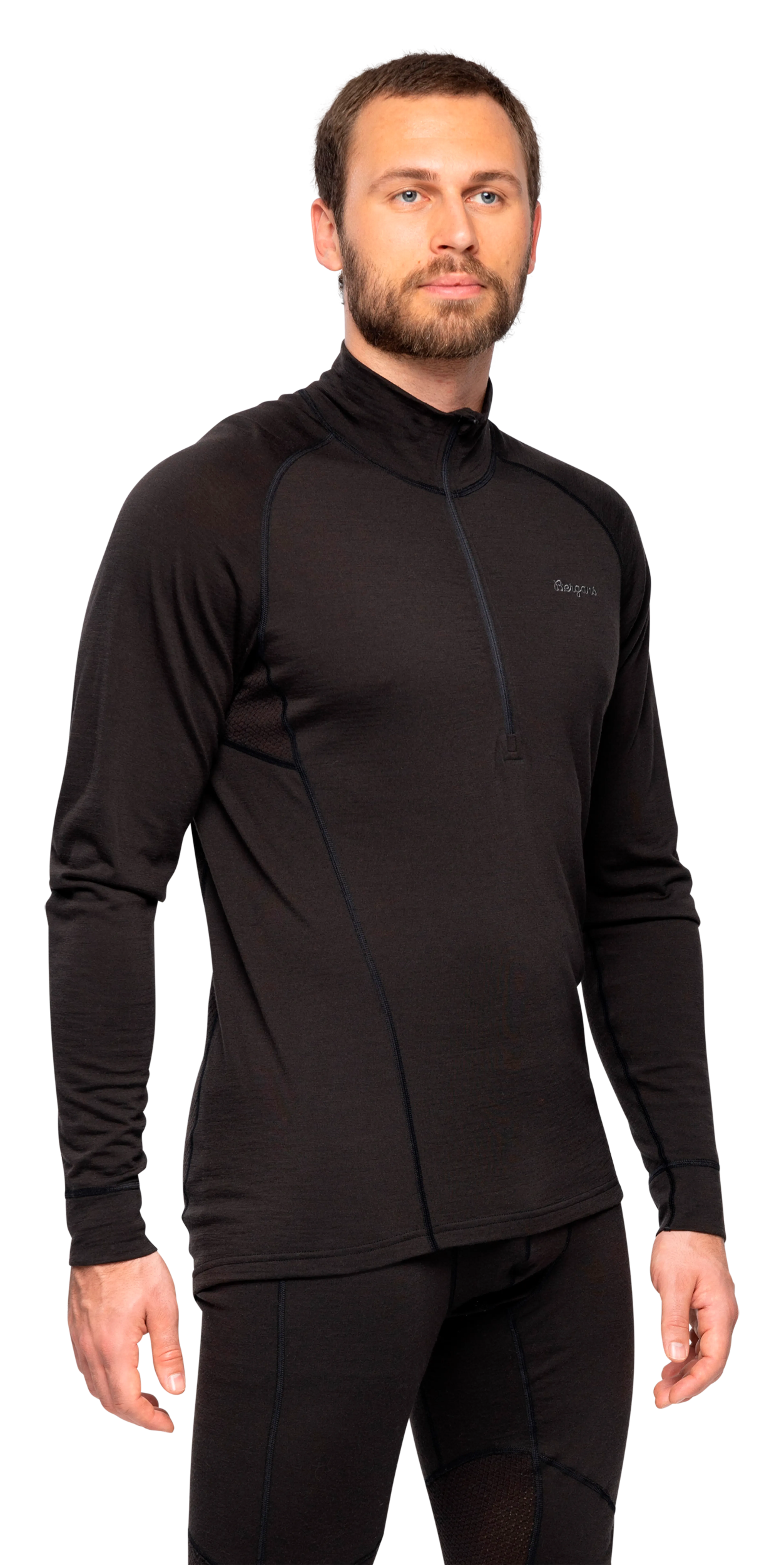 Inner:Pure Merino Half Zip Men