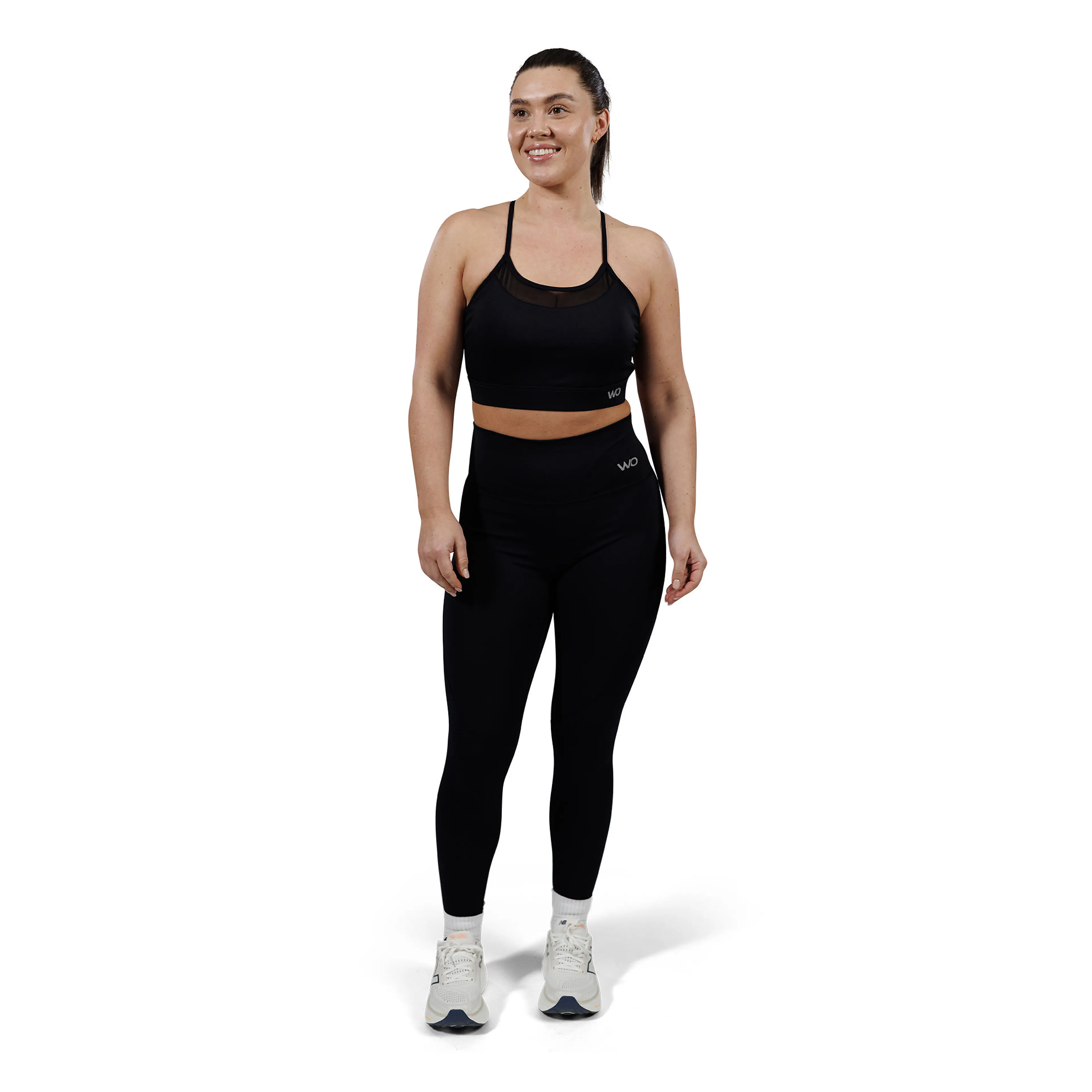 Salisbury W Sports Bra With Mesh Details Salisbury W Sports Bra With Mesh Details
