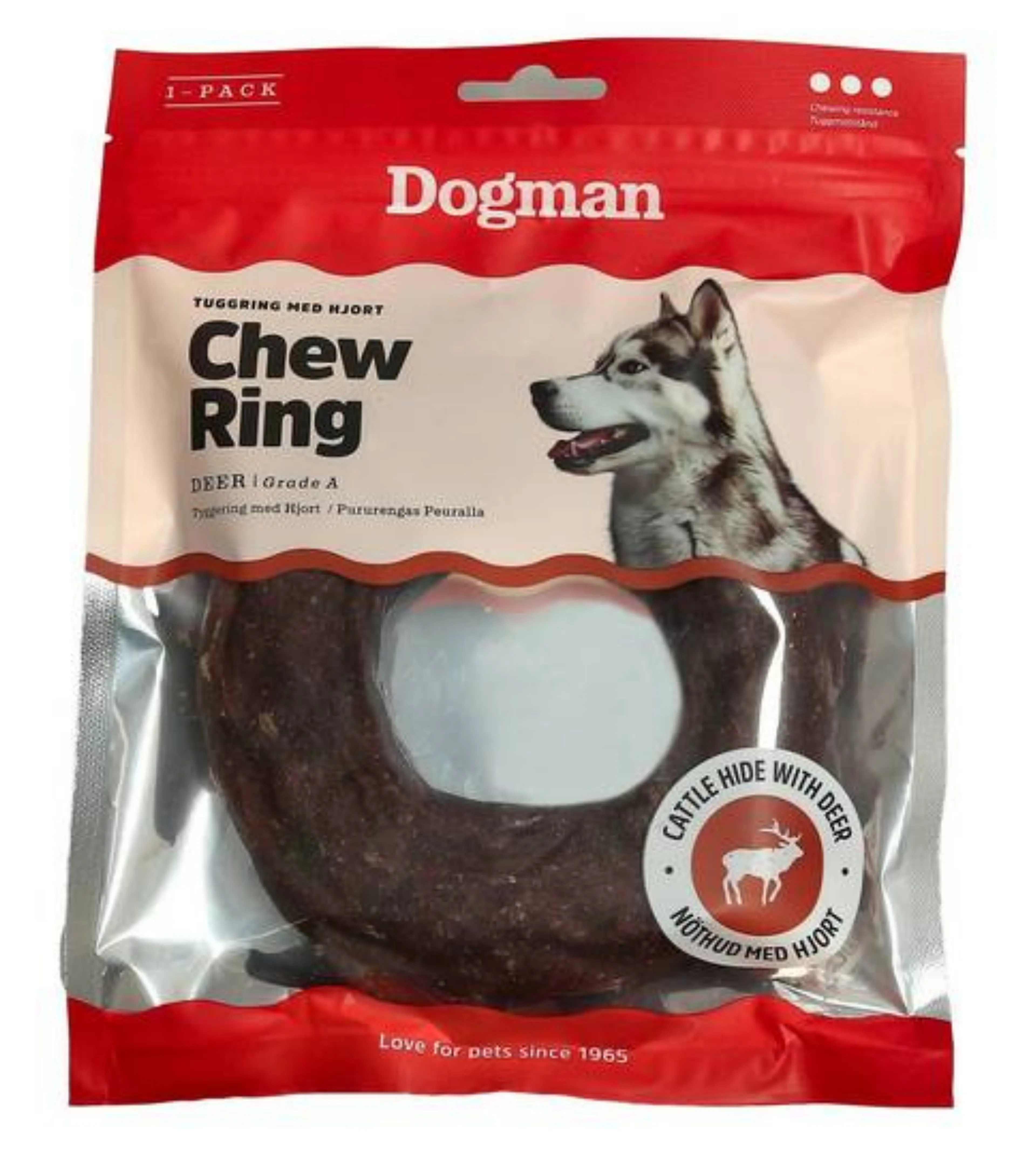 Dogman Tyggering Presset med Hjort 12,5cm