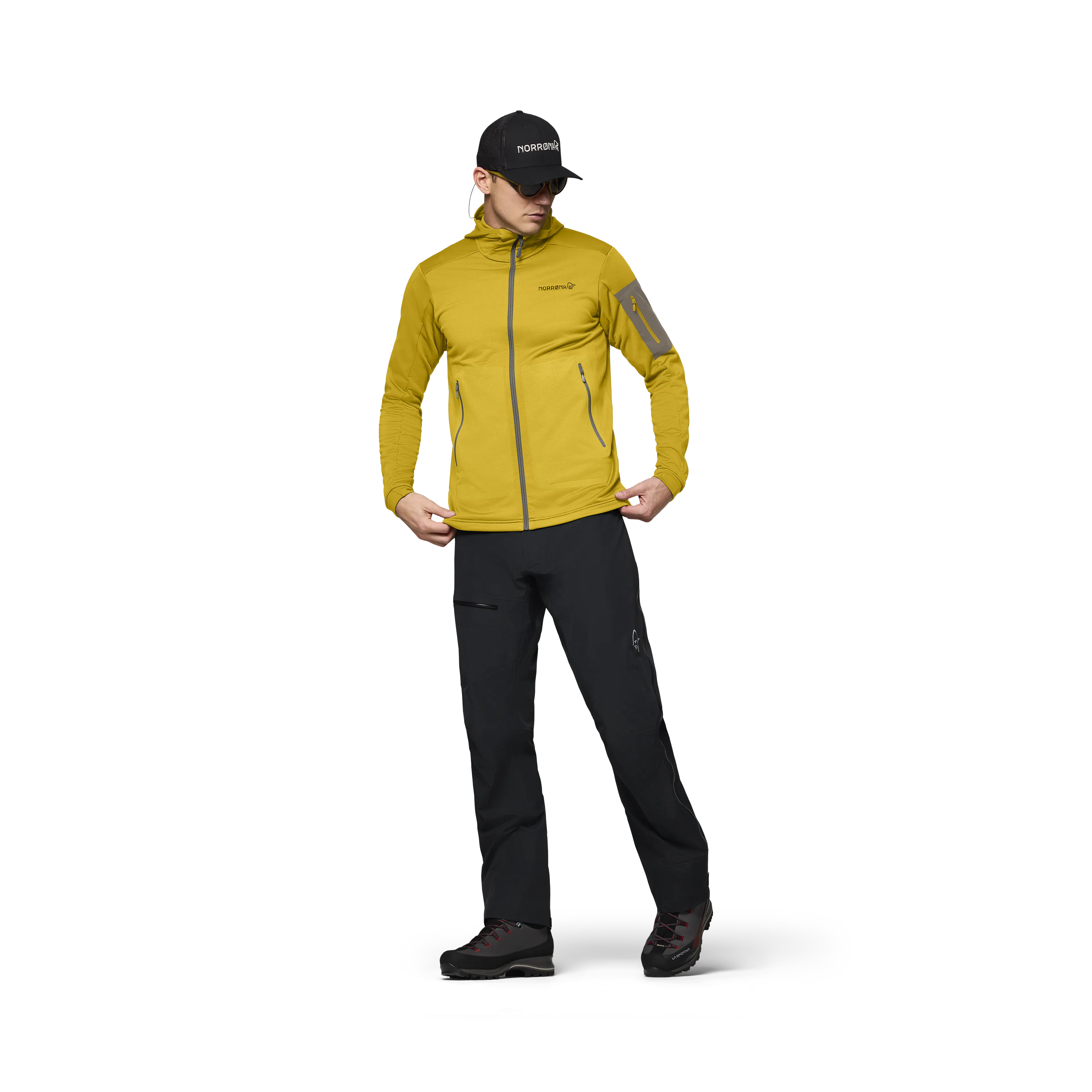 falketind warm2 stretch Hood M's
