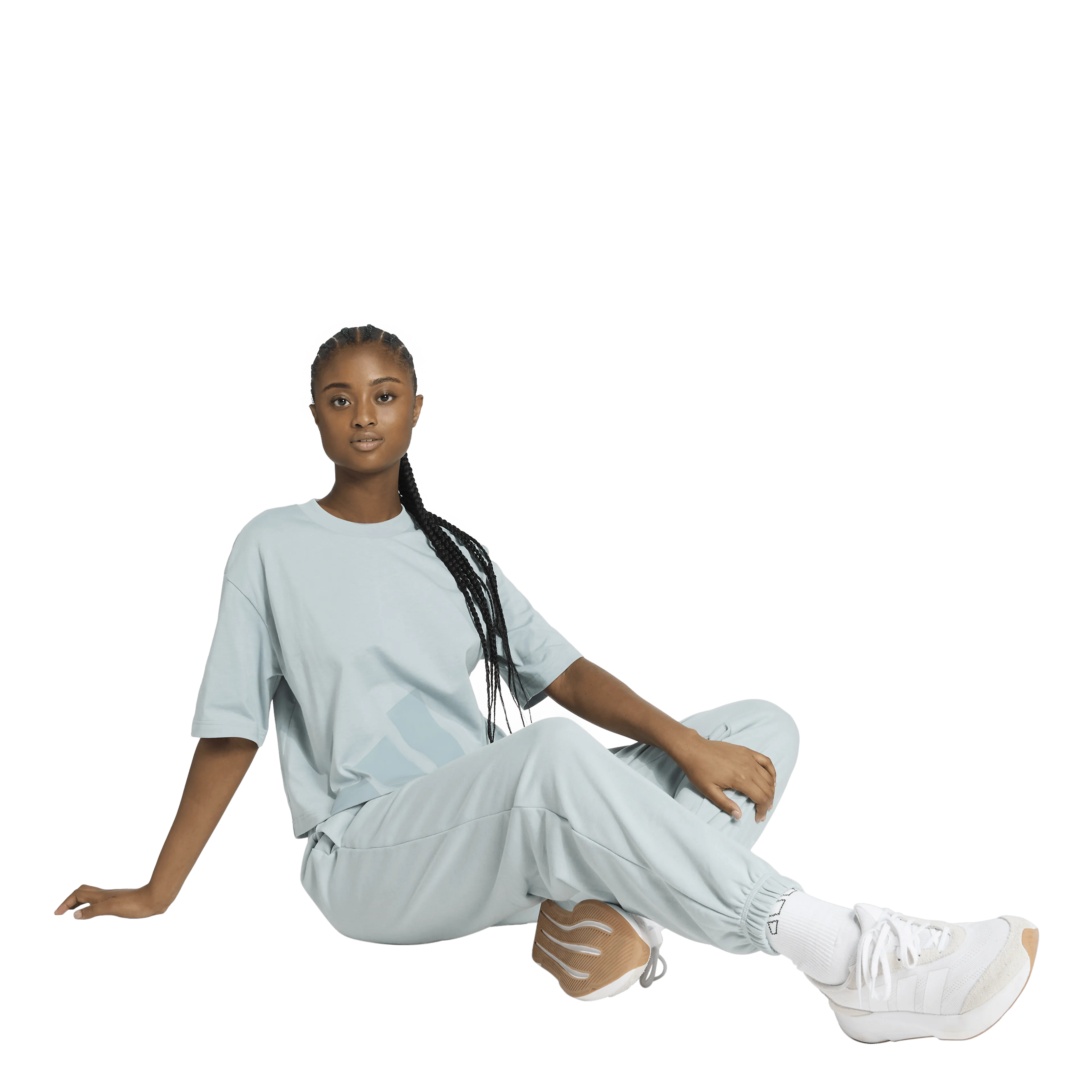 Essentials Small Logo French Terry Cuffed Joggebukse Dame