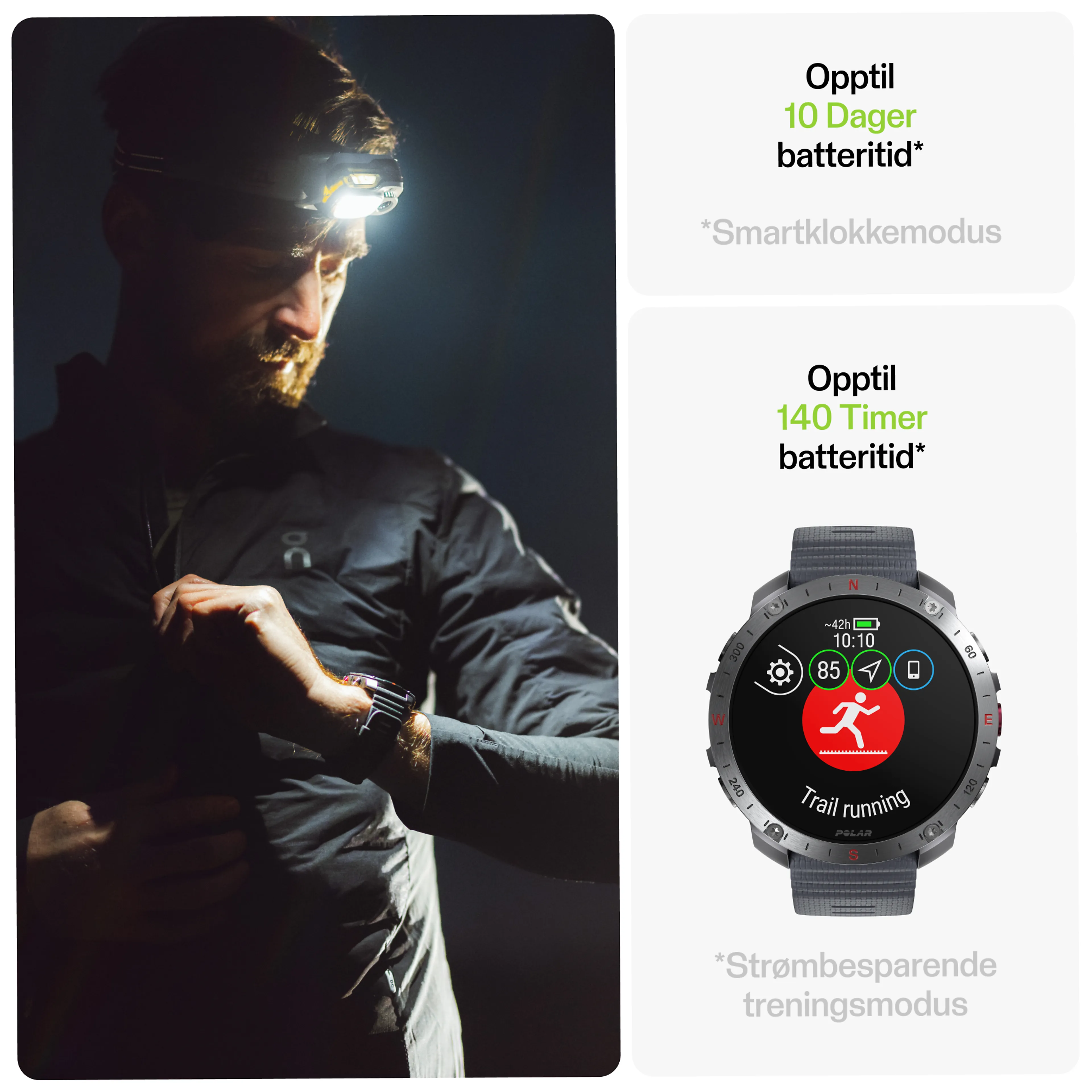 Polar Grit X2 Pro - Premium outdoorklokke