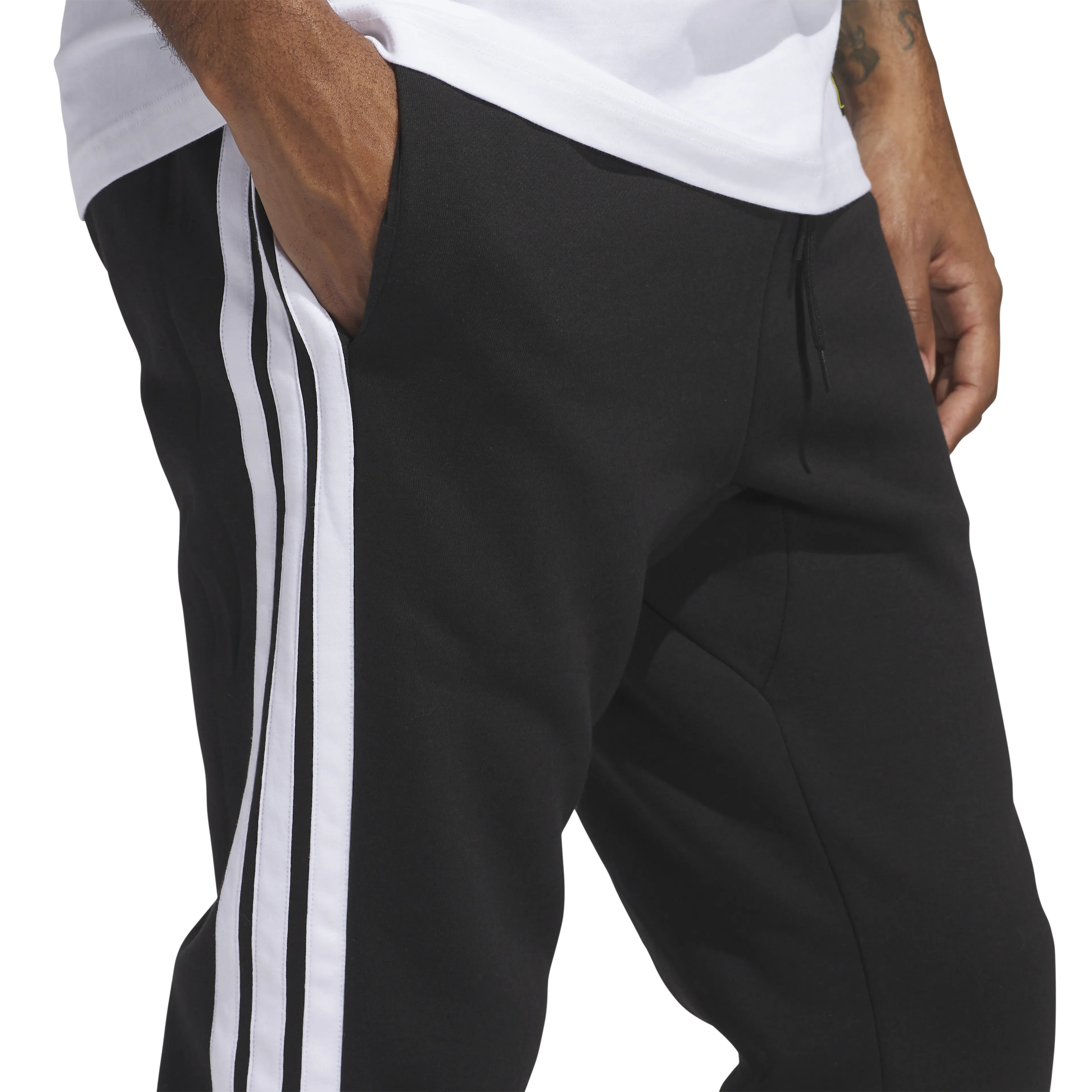 Essentials 3-Stripes Fleece Joggers