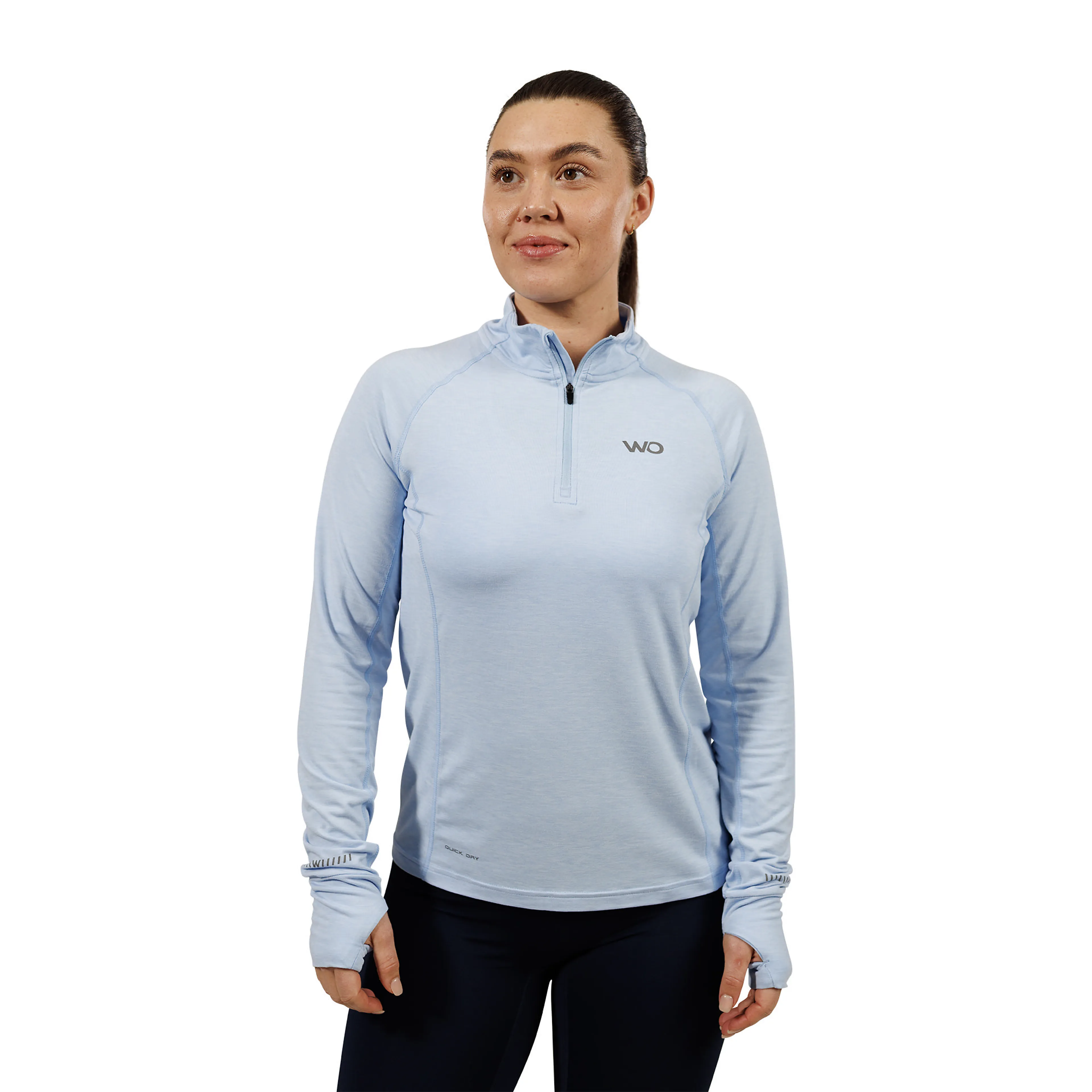 Wolling Melange Performance Midlayer Dame