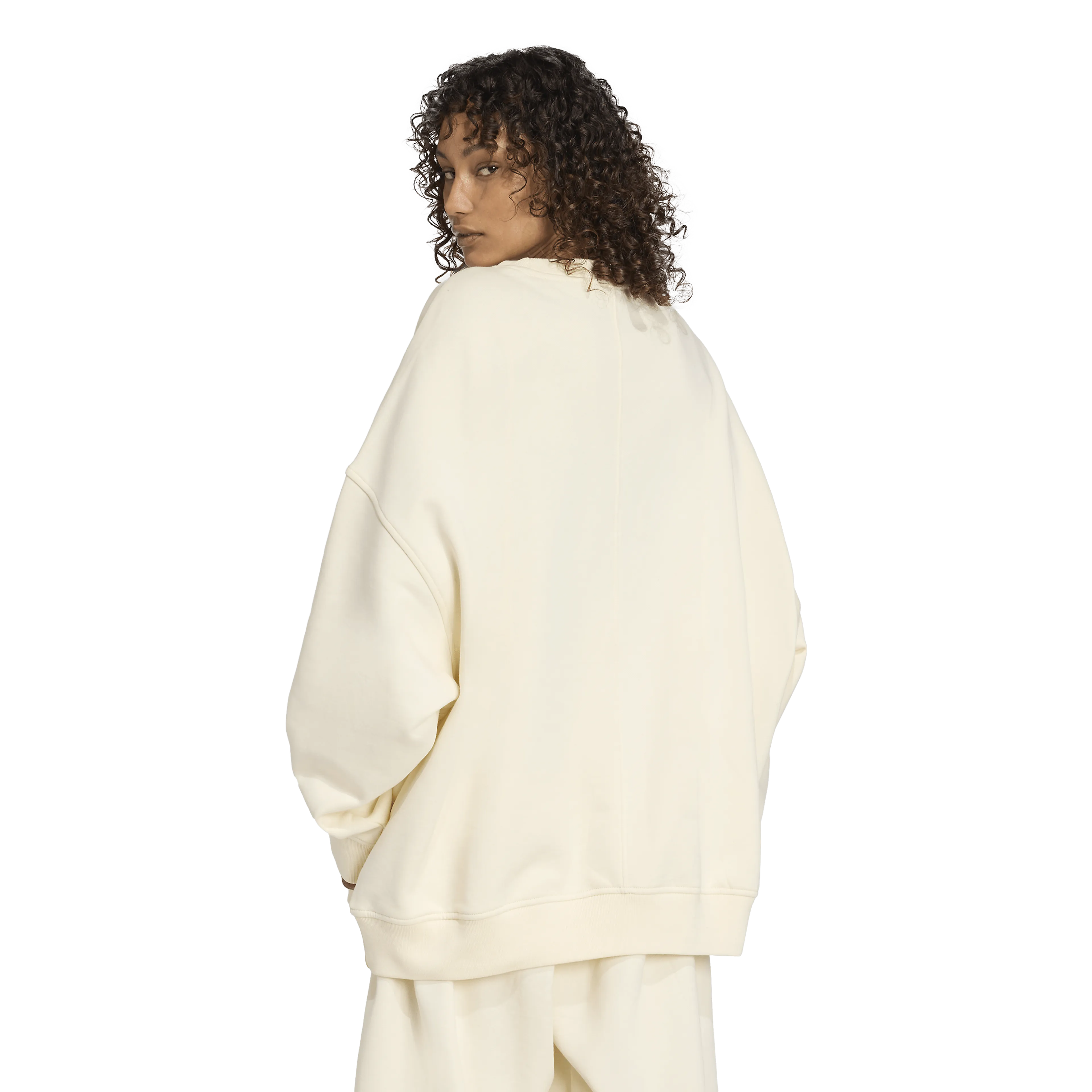 Essentials Linear Oversized Crew Sweatshirt Dame