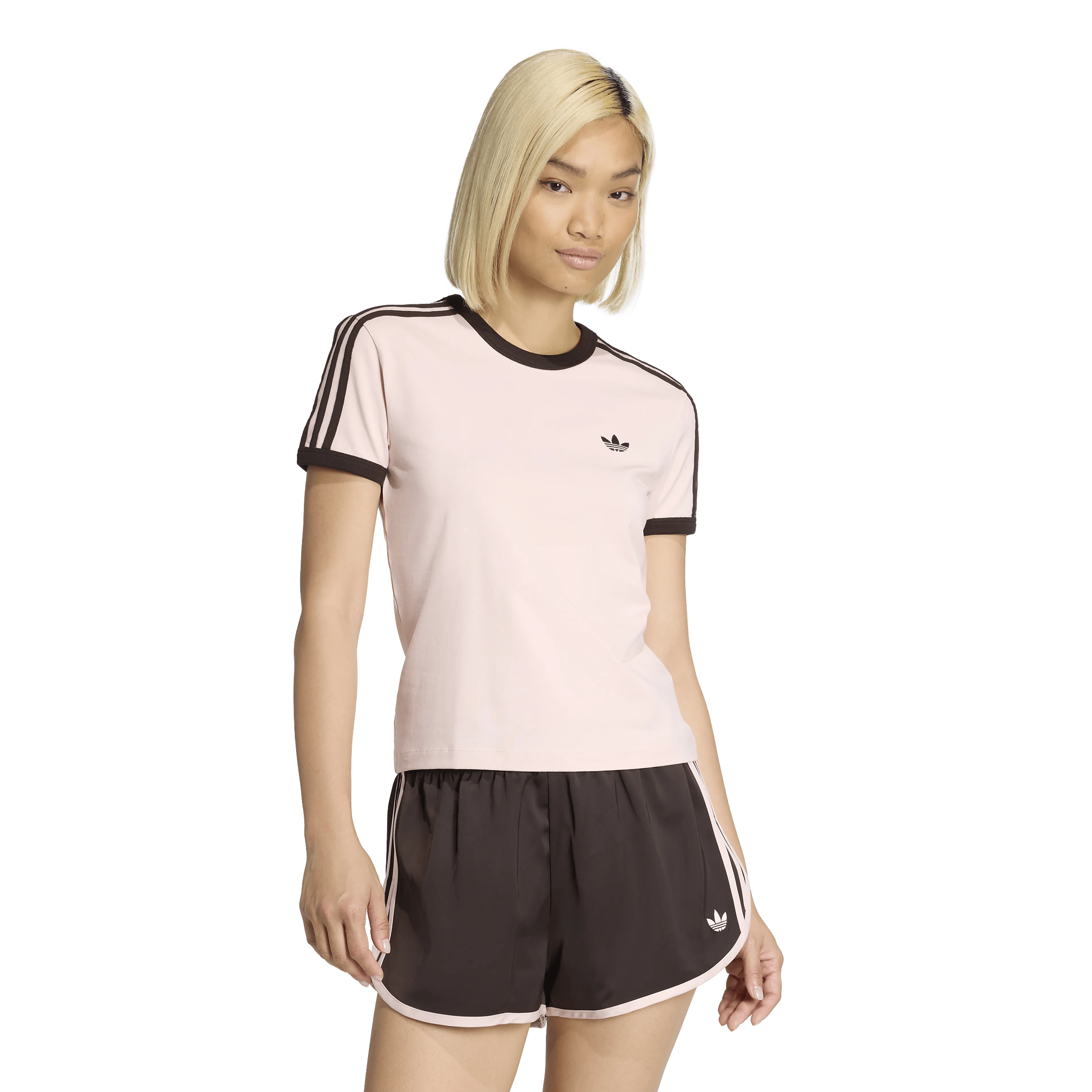 3 STRIPES SLIM T-Shirt Dame 