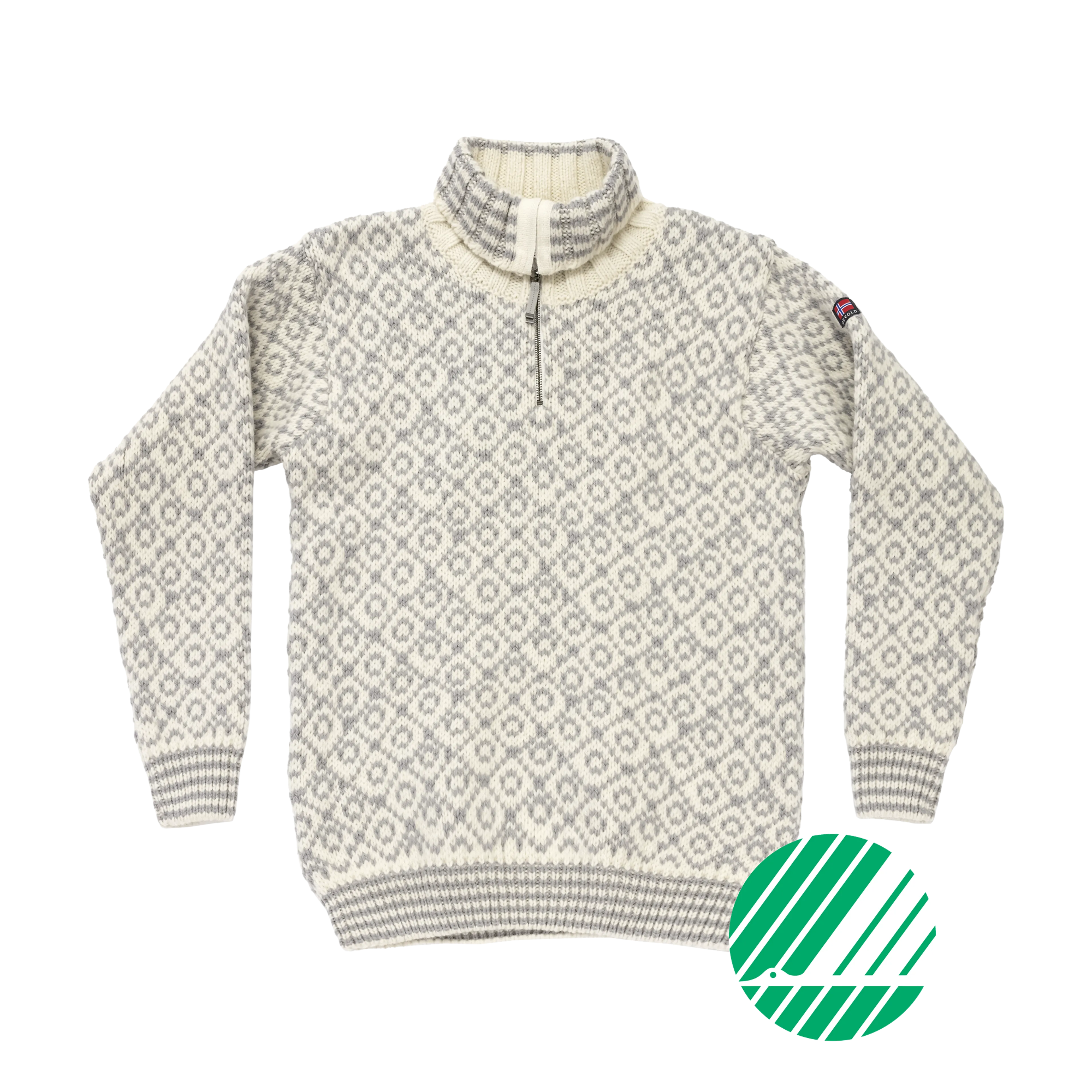 SVALBARD strikkegenser ZIP-NECK unisex