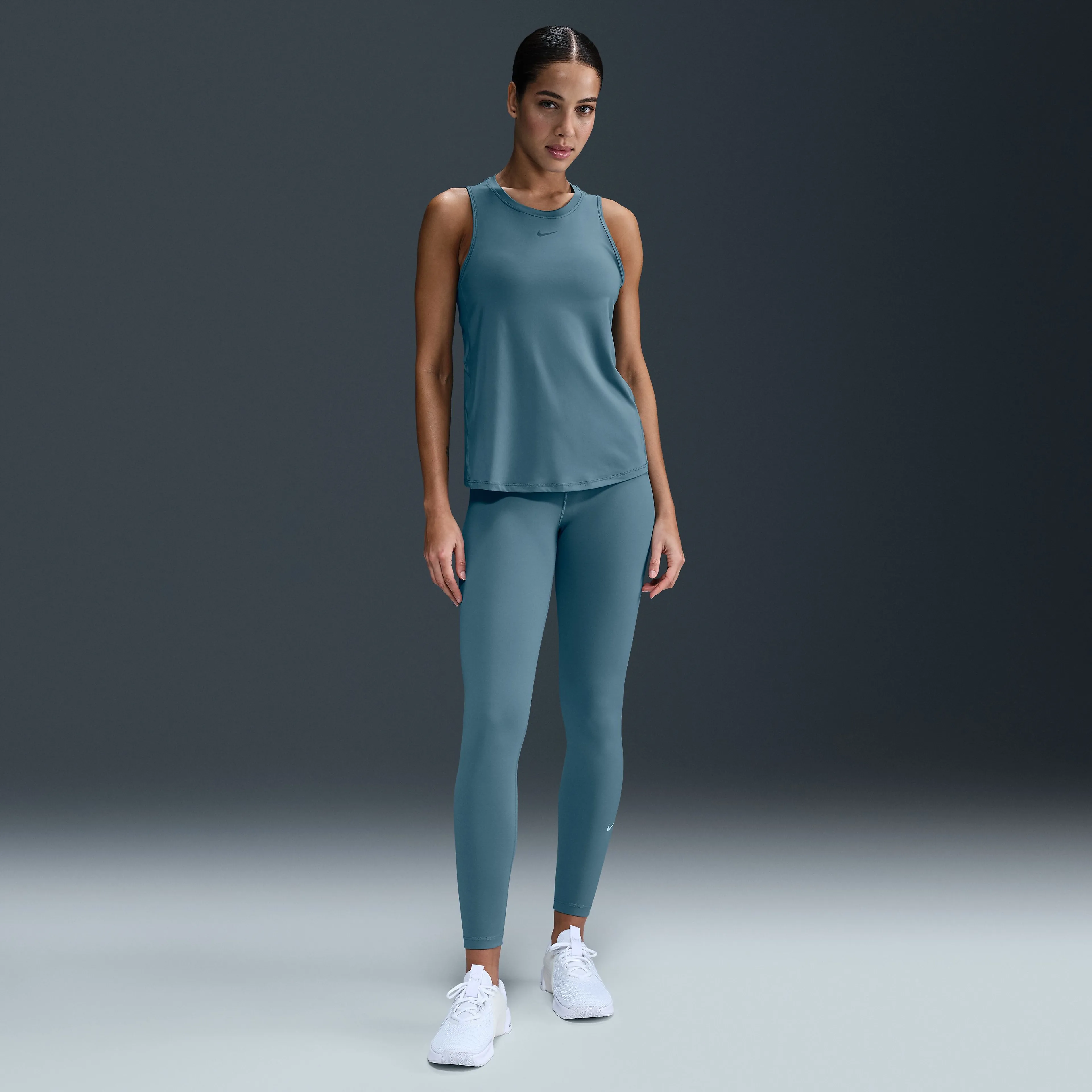 One Women's High-Waisted Full-Length Leggings
