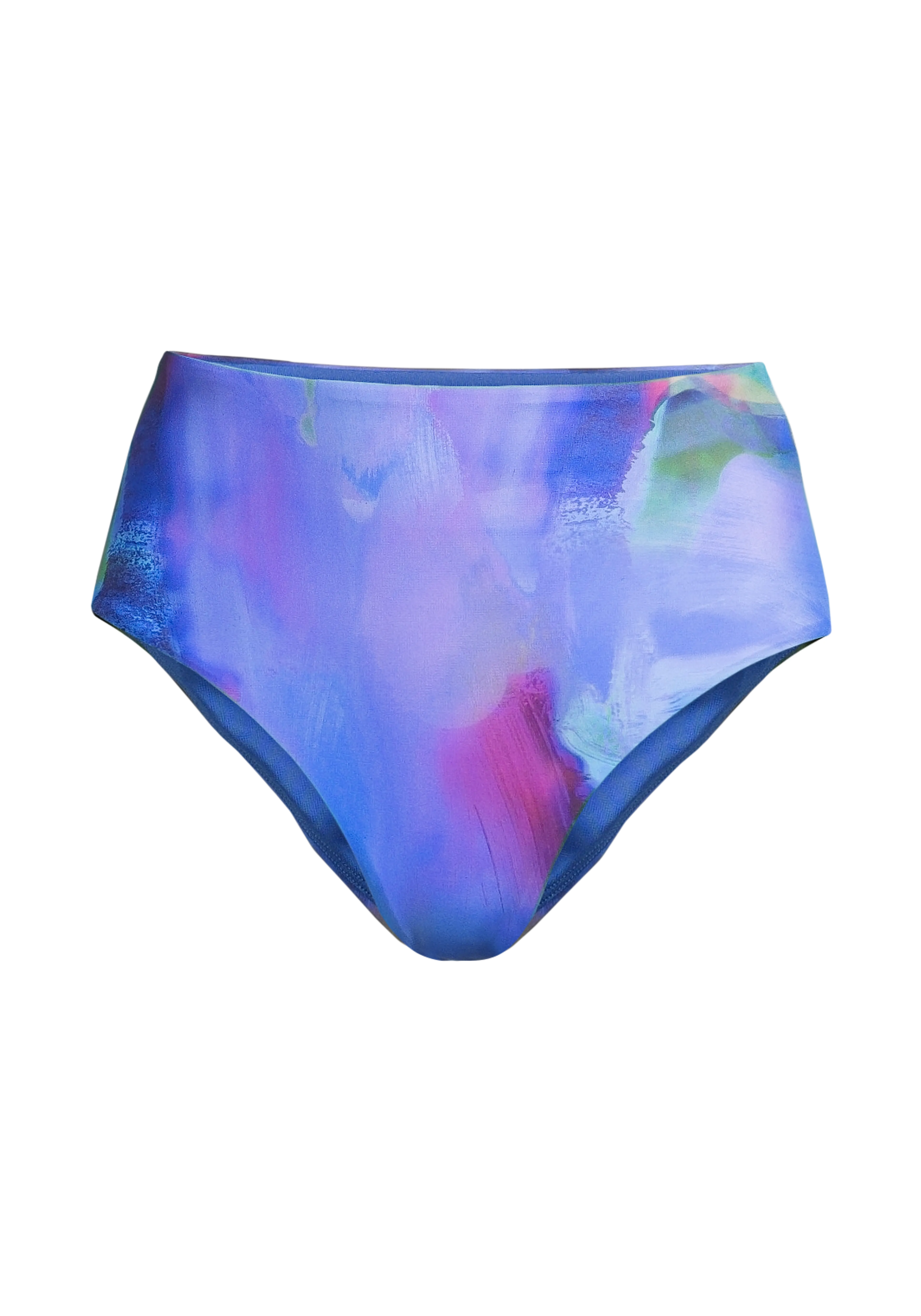 High Waist Printed Bikini Bottom bikinitruse dame