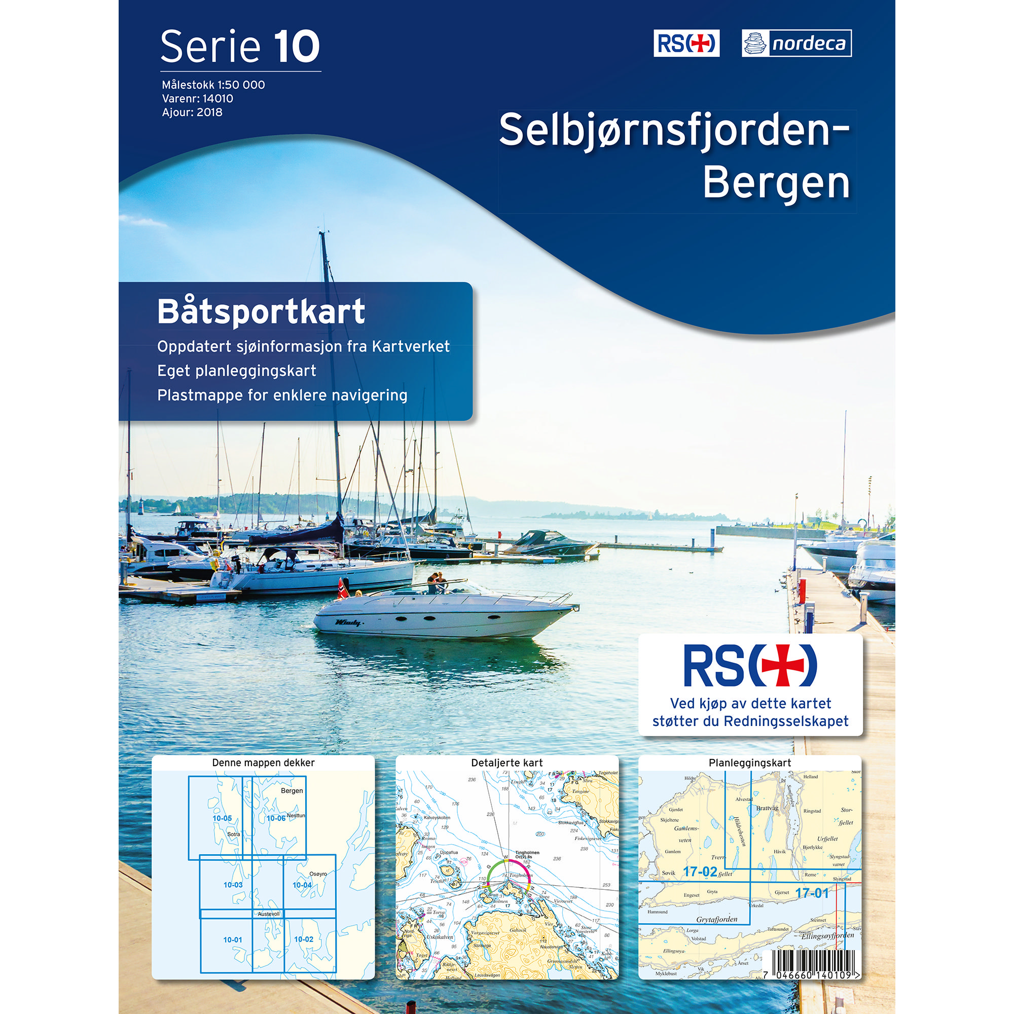 10-SELBJØRNSFJORDEN-BERGEN 1:50 000